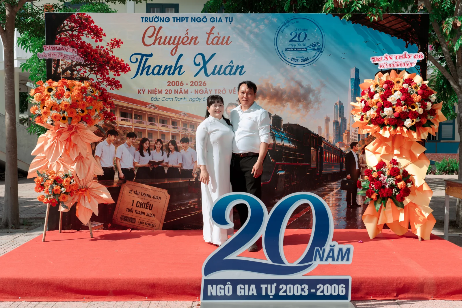 Ảnh lễ kỷ niệm 20 năm lớp 12C3, chụp ngày 08/08/2026