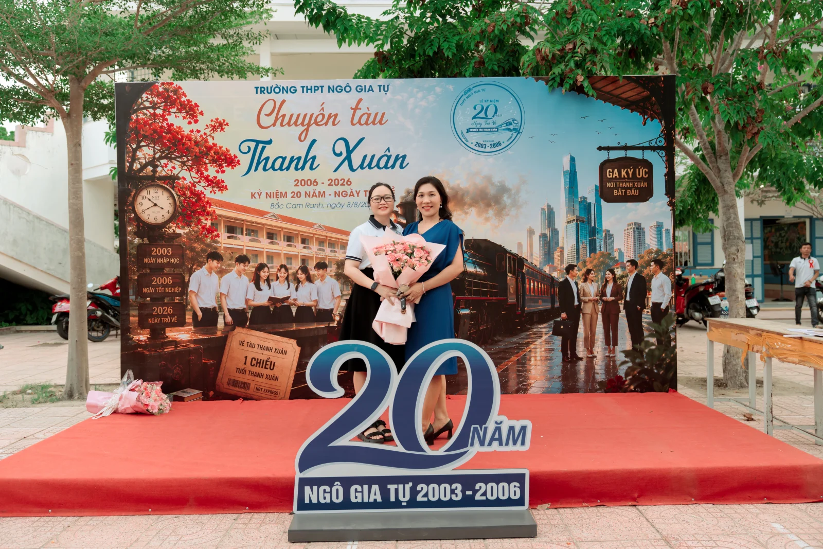 Ảnh lễ kỷ niệm 20 năm lớp 12C3, chụp ngày 08/08/2026