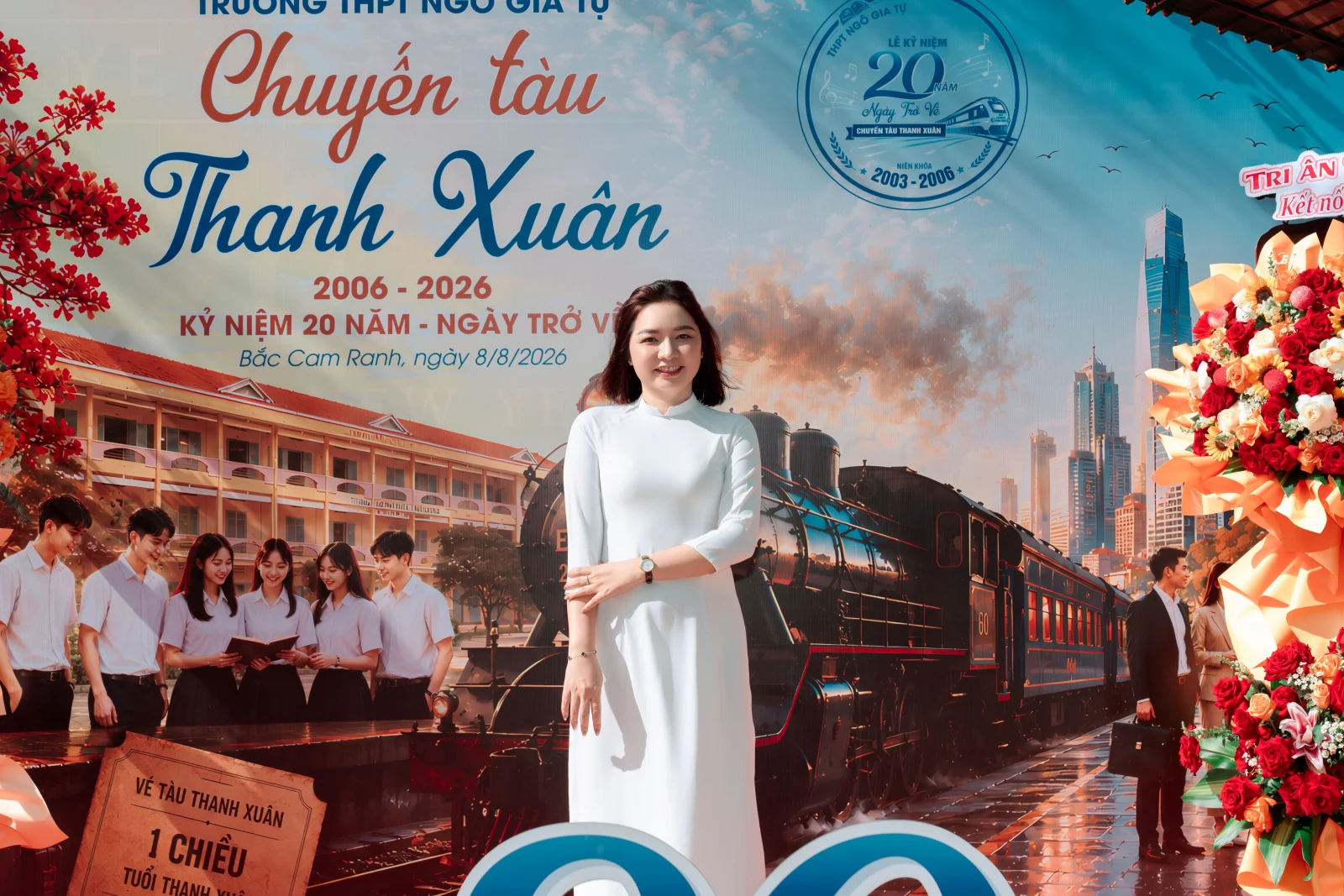 Ảnh lễ kỷ niệm 20 năm lớp 12C3, chụp ngày 08/08/2026