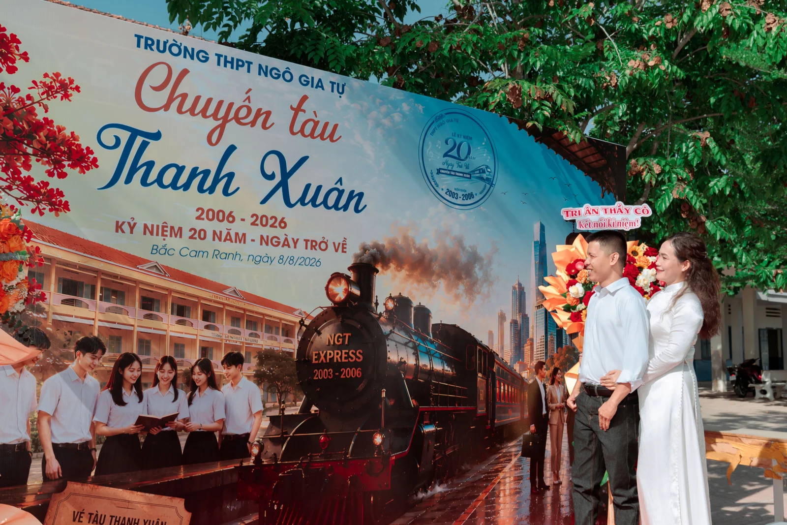 Ảnh lễ kỷ niệm 20 năm lớp 12C3, chụp ngày 08/08/2026