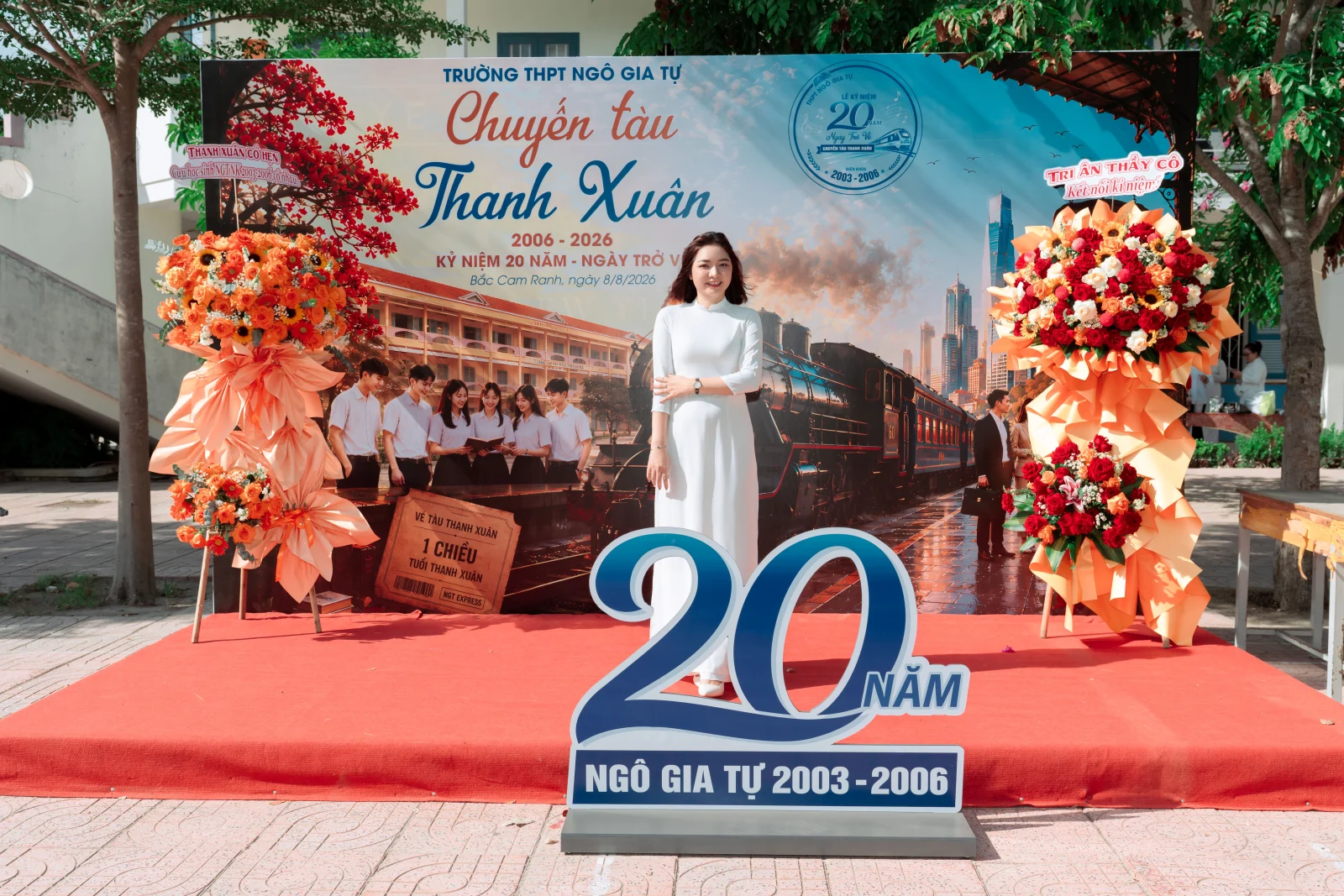 Ảnh lễ kỷ niệm 20 năm lớp 12C3, chụp ngày 08/08/2026