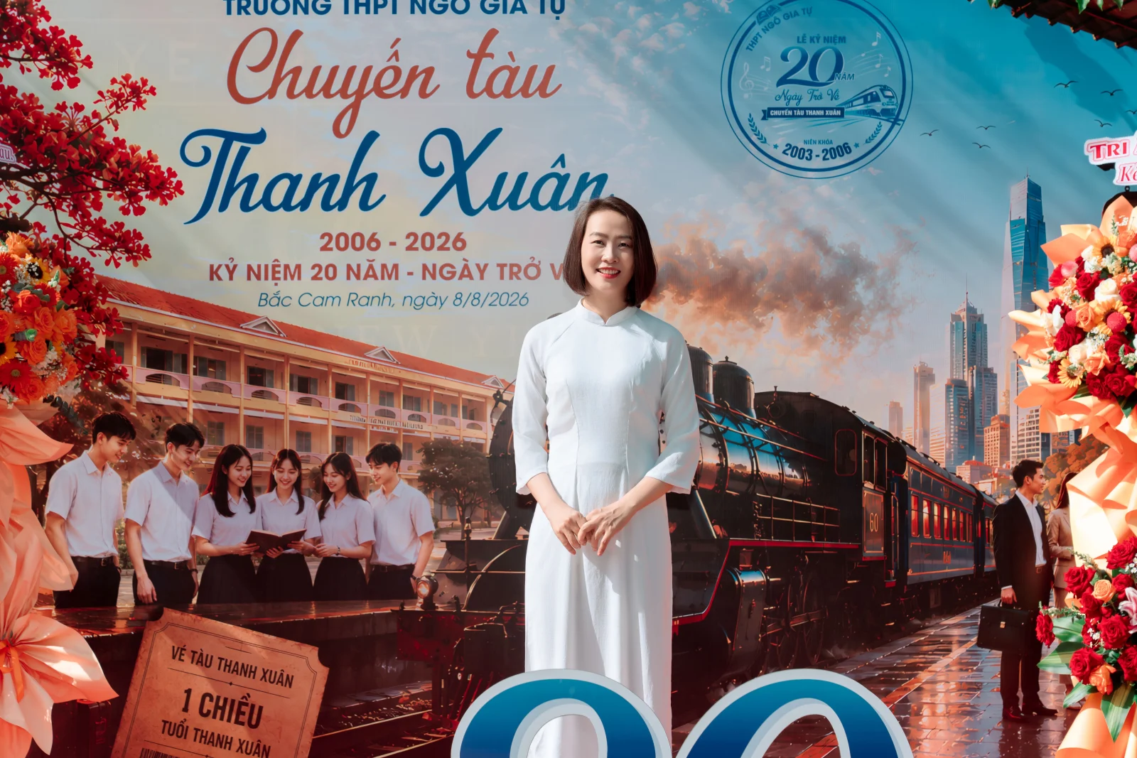 Ảnh lễ kỷ niệm 20 năm lớp 12C3, chụp ngày 08/08/2026