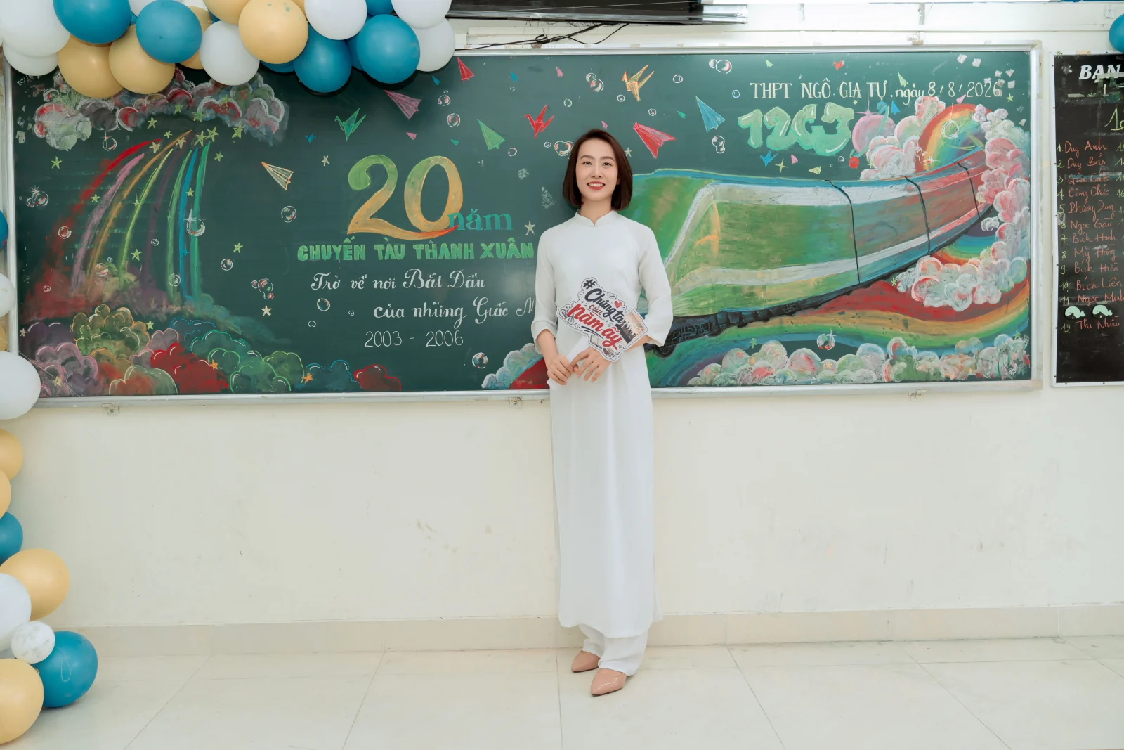 Ảnh lễ kỷ niệm 20 năm lớp 12C3, chụp ngày 08/08/2026