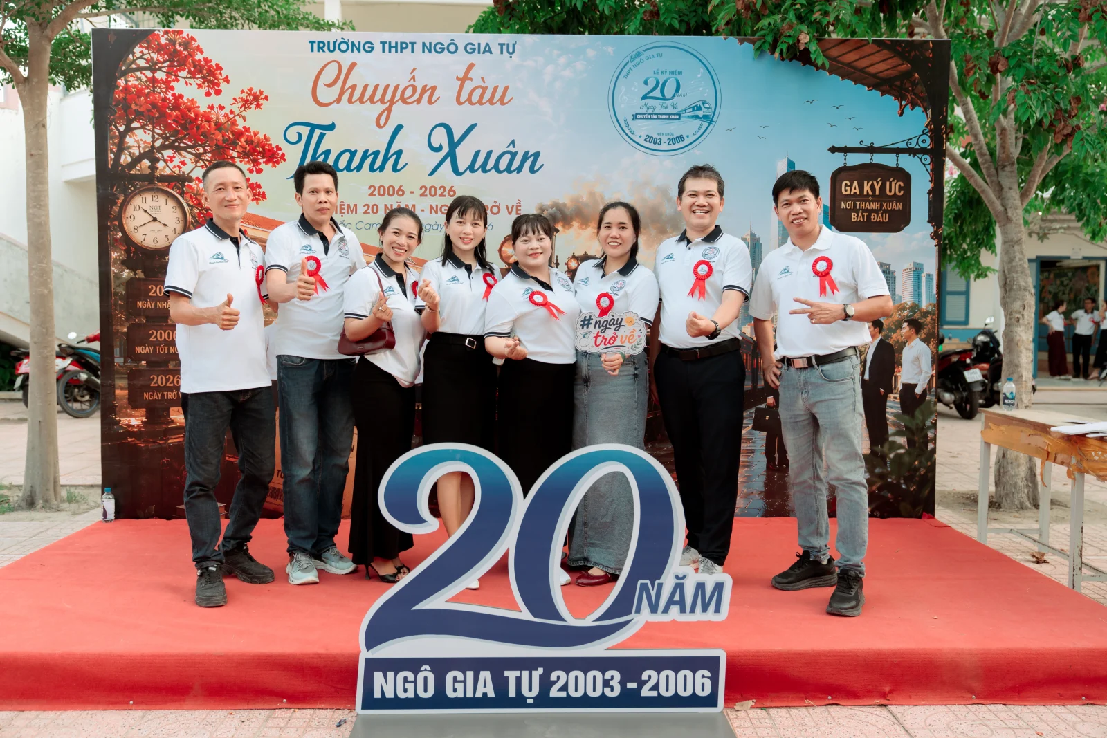 Ảnh lễ kỷ niệm 20 năm lớp 12C3, chụp ngày 08/08/2026