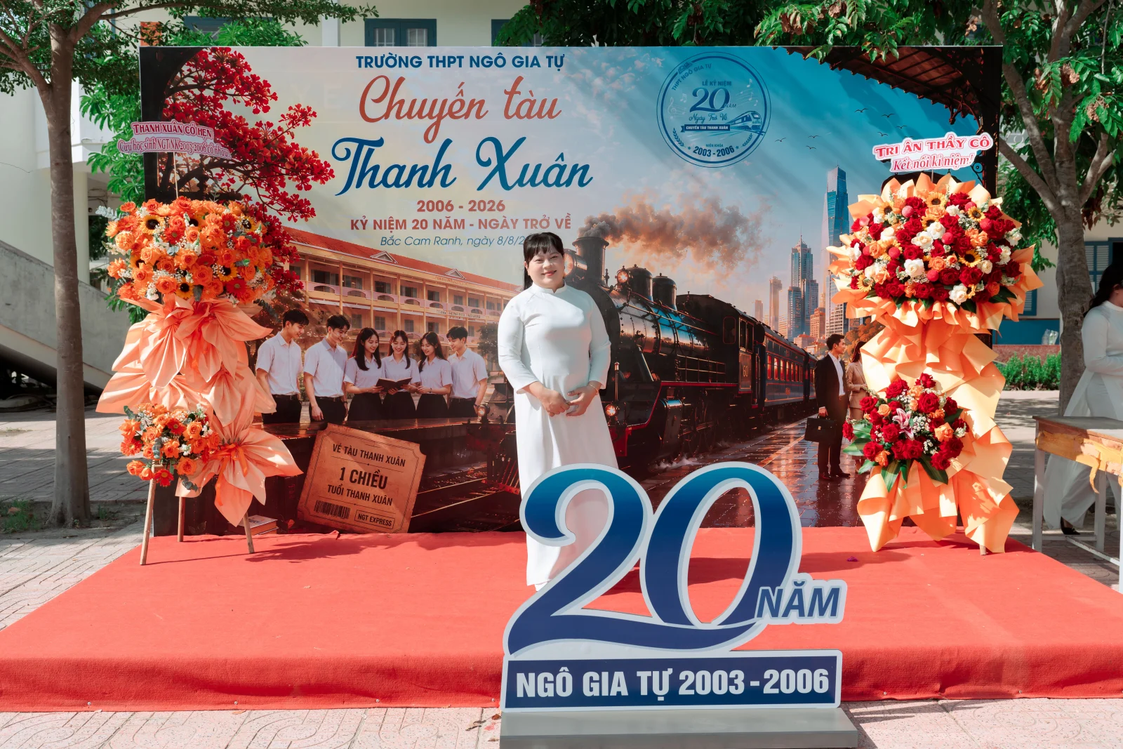 Ảnh lễ kỷ niệm 20 năm lớp 12C3, chụp ngày 08/08/2026