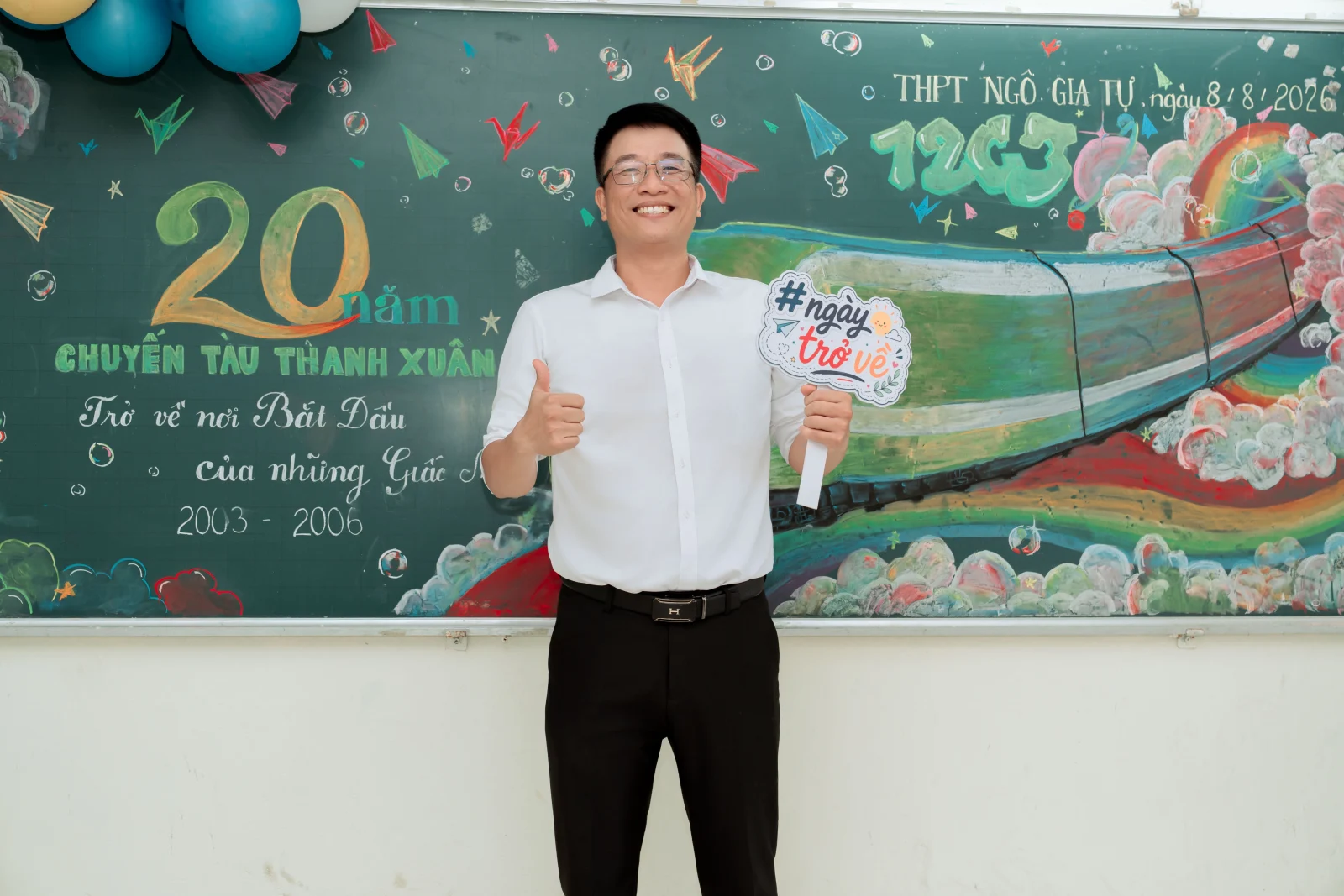 Ảnh lễ kỷ niệm 20 năm lớp 12C3, chụp ngày 08/08/2026