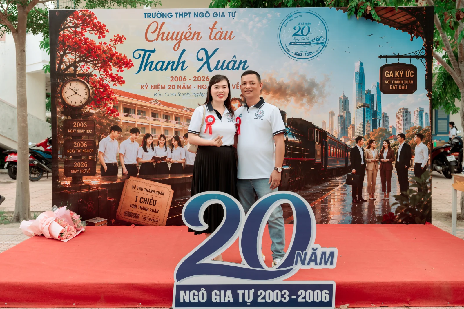 Ảnh lễ kỷ niệm 20 năm lớp 12C3, chụp ngày 08/08/2026