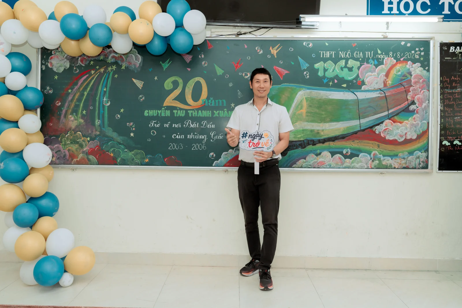 Ảnh lễ kỷ niệm 20 năm lớp 12C3, chụp ngày 08/08/2026