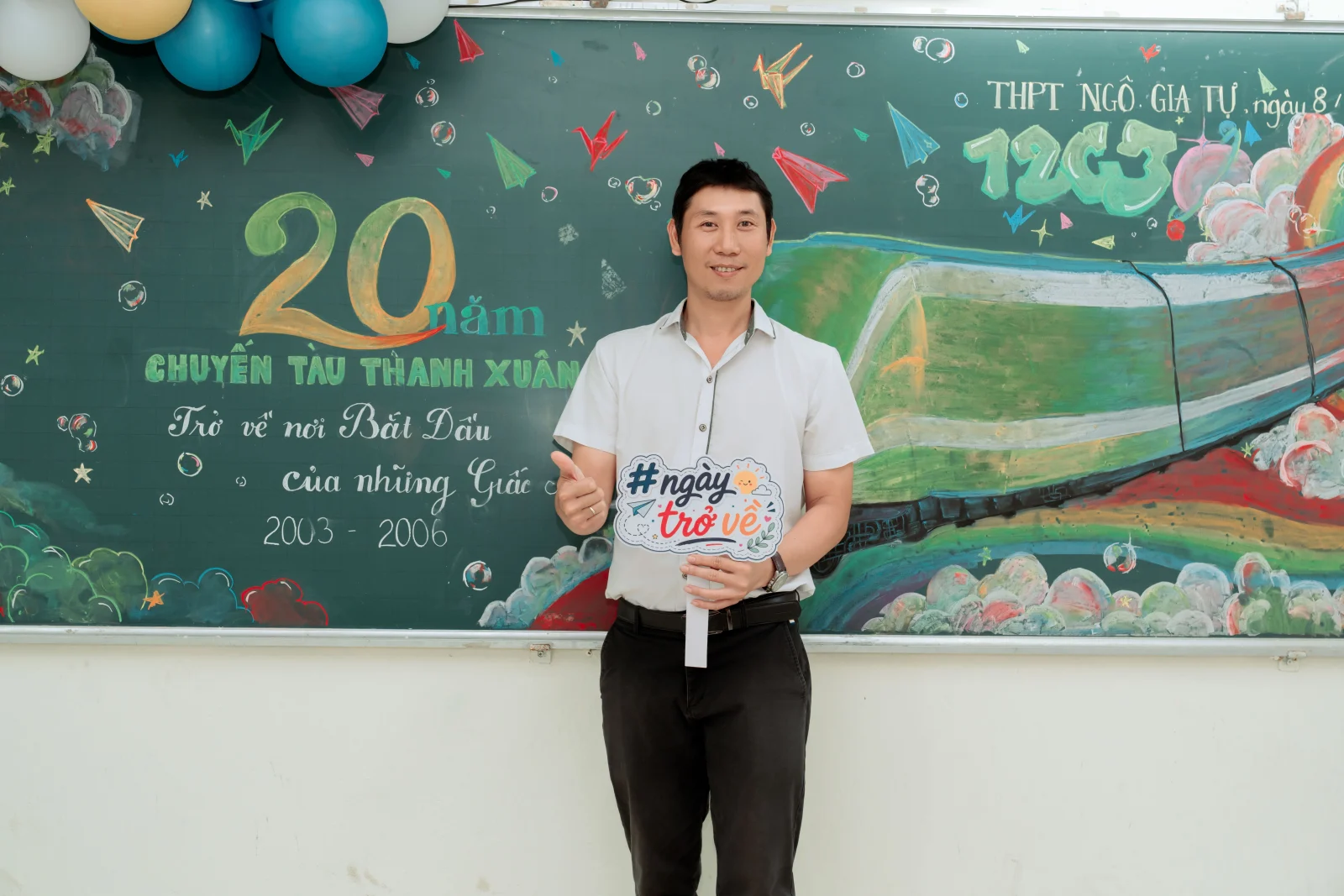 Ảnh lễ kỷ niệm 20 năm lớp 12C3, chụp ngày 08/08/2026