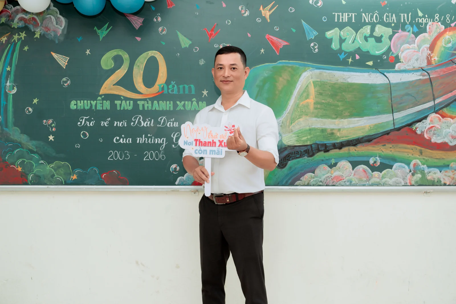 Ảnh lễ kỷ niệm 20 năm lớp 12C3, chụp ngày 08/08/2026