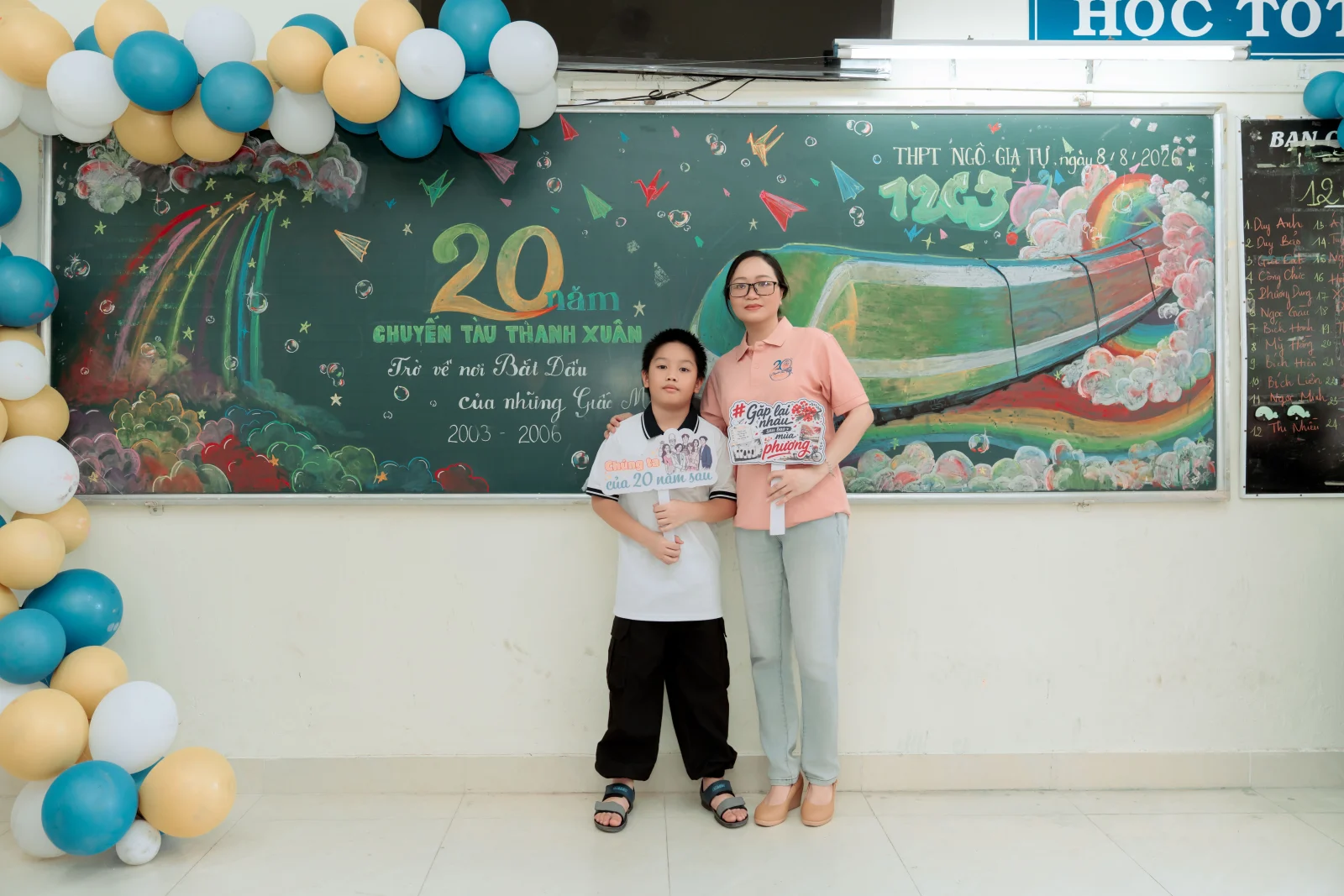 Ảnh lễ kỷ niệm 20 năm lớp 12C3, chụp ngày 08/08/2026