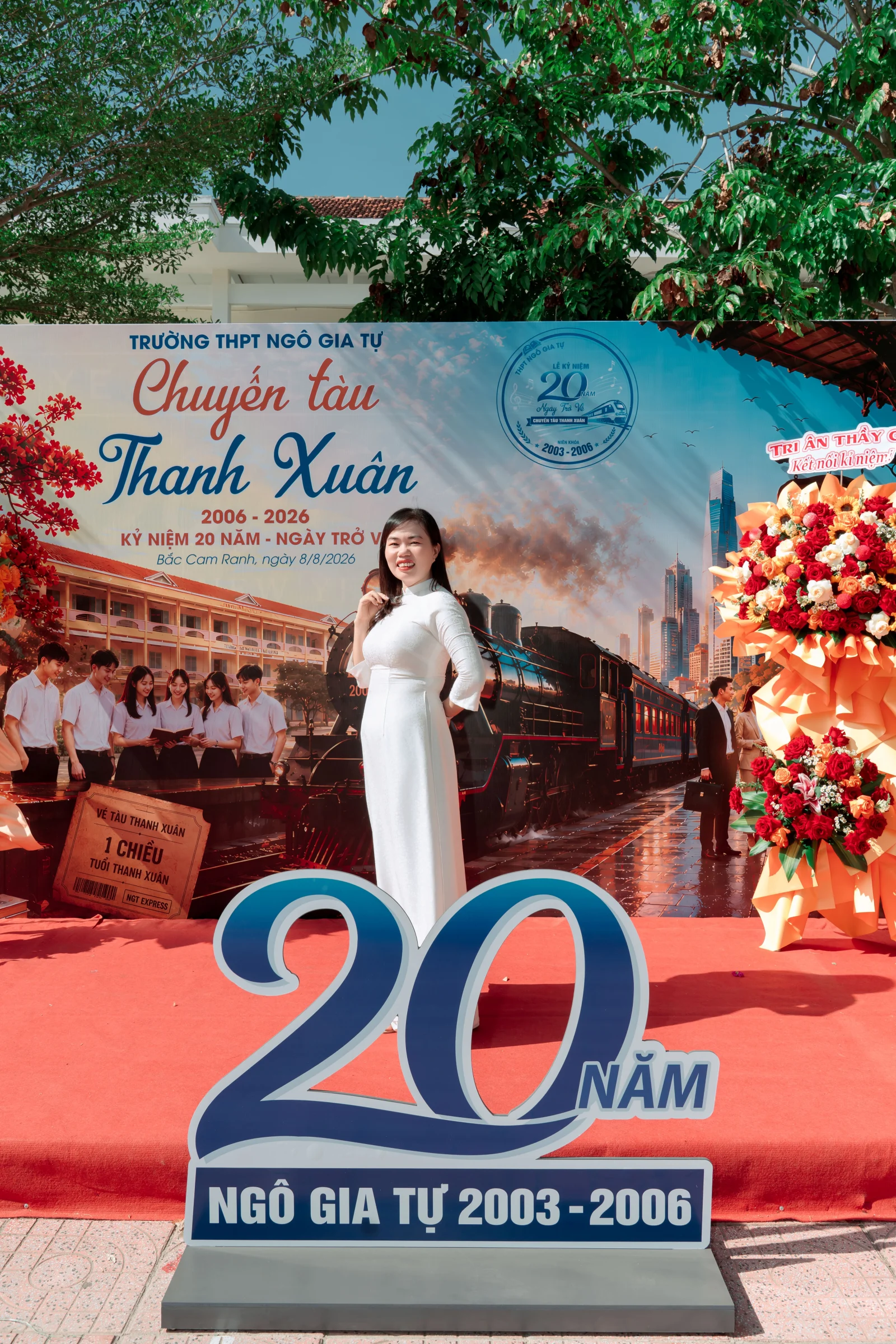 Ảnh lễ kỷ niệm 20 năm lớp 12C3, chụp ngày 08/08/2026
