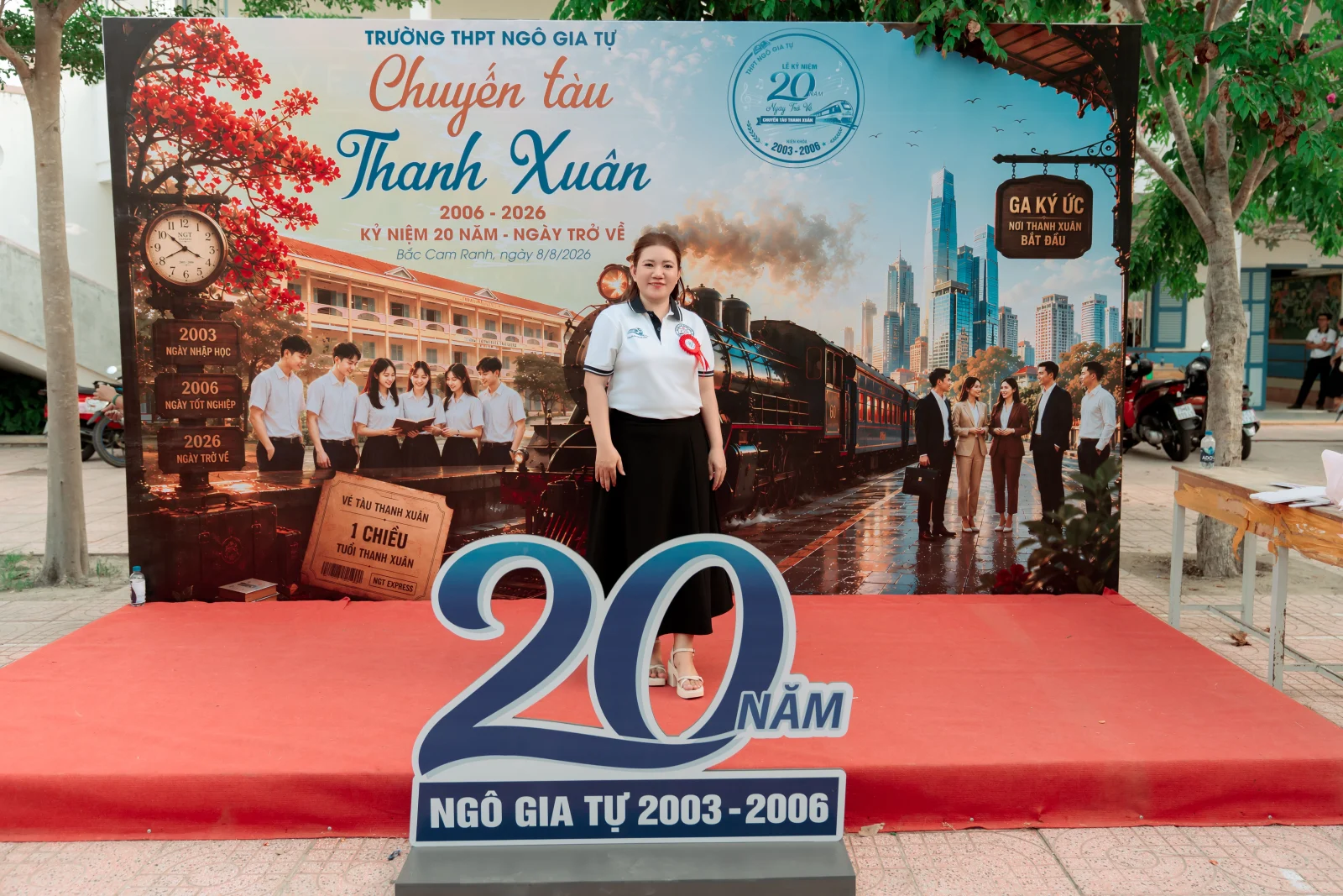 Ảnh lễ kỷ niệm 20 năm lớp 12C3, chụp ngày 08/08/2026
