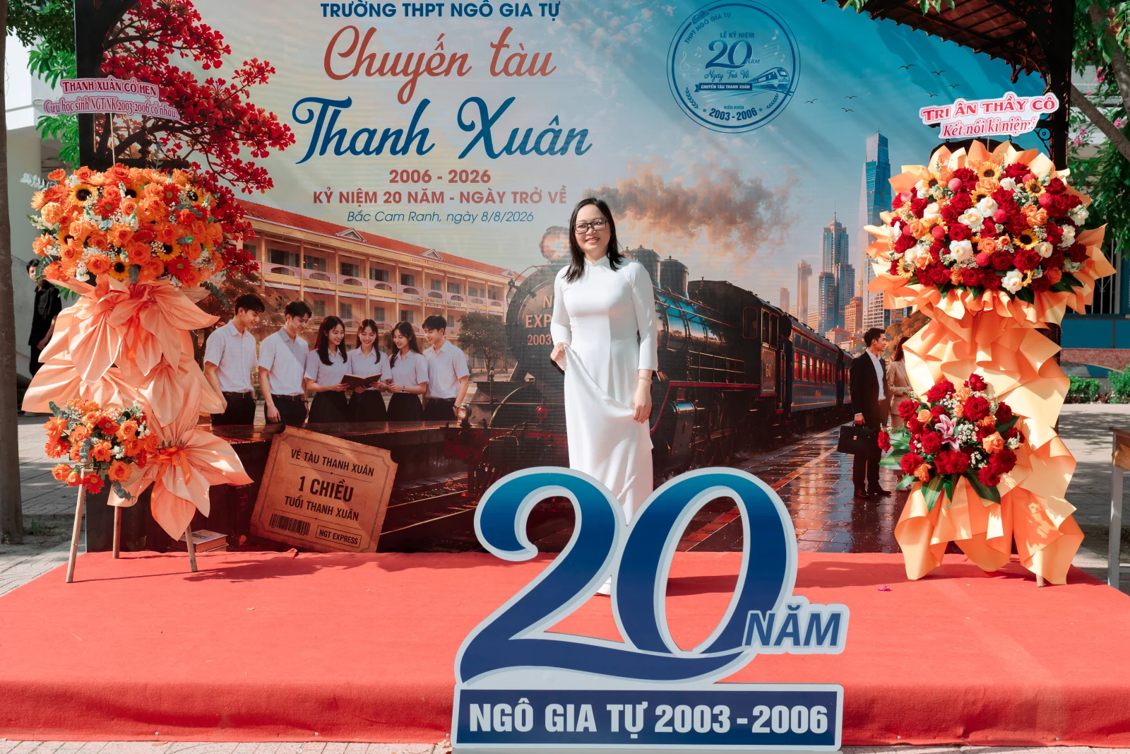 Ảnh lễ kỷ niệm 20 năm lớp 12C3, chụp ngày 08/08/2026