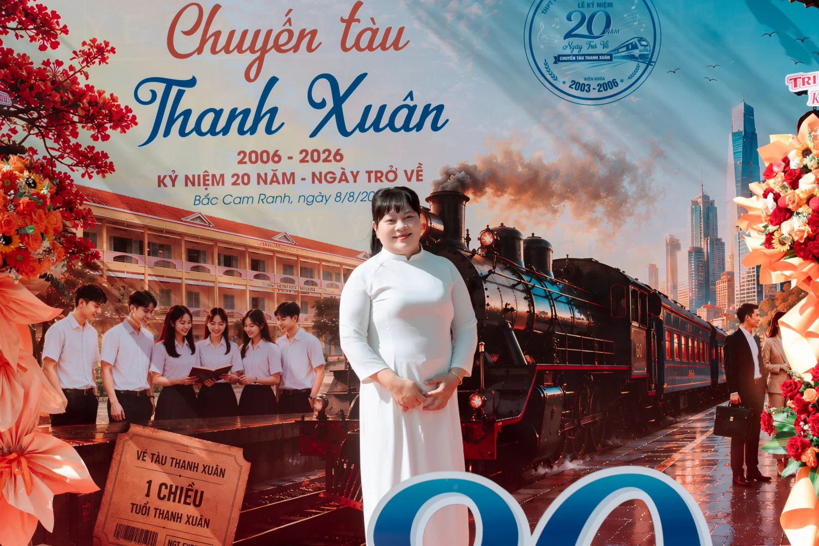 Ảnh lễ kỷ niệm 20 năm lớp 12C3, chụp ngày 08/08/2026