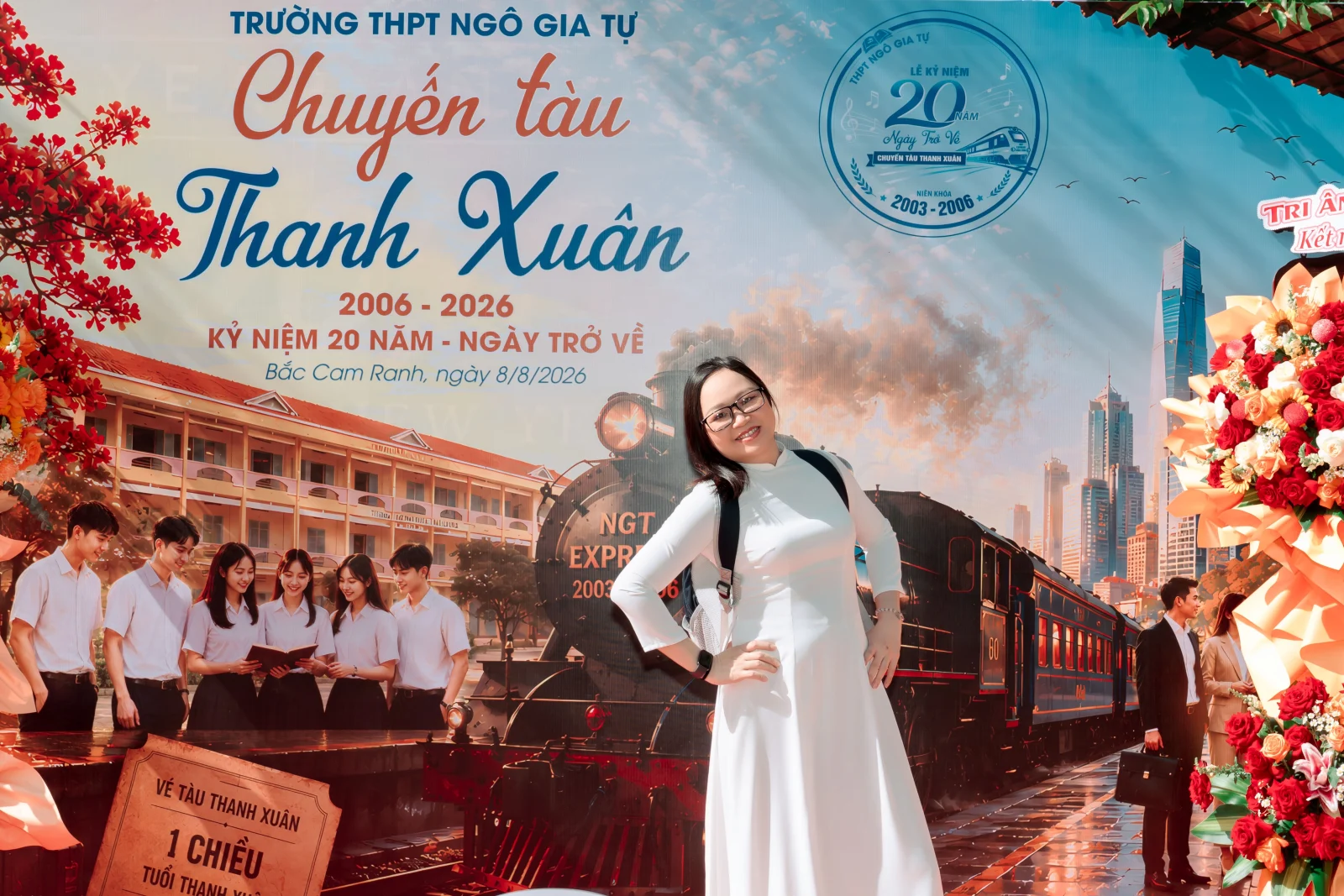 Ảnh lễ kỷ niệm 20 năm lớp 12C3, chụp ngày 08/08/2026