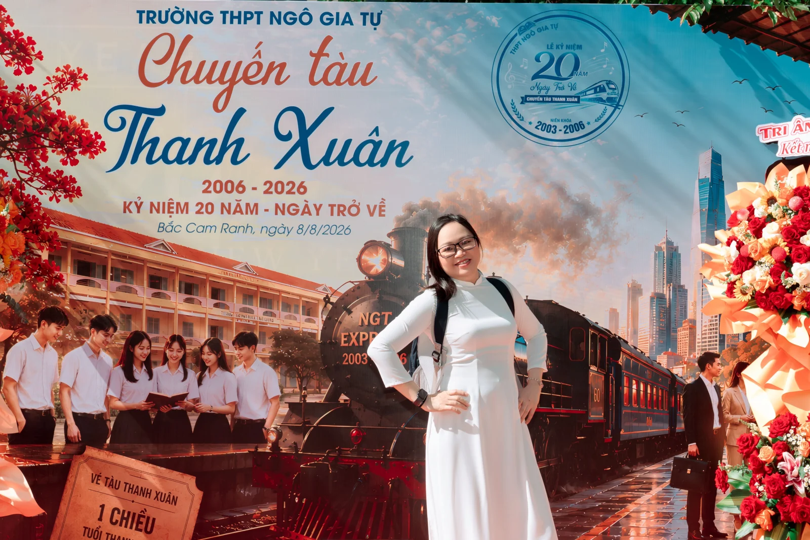 Ảnh lễ kỷ niệm 20 năm lớp 12C3, chụp ngày 08/08/2026