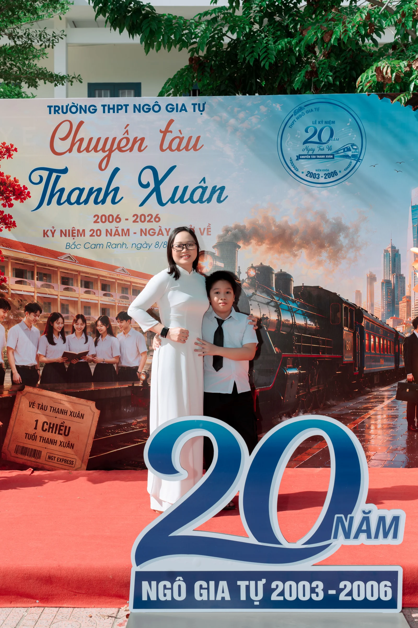 Ảnh lễ kỷ niệm 20 năm lớp 12C3, chụp ngày 08/08/2026