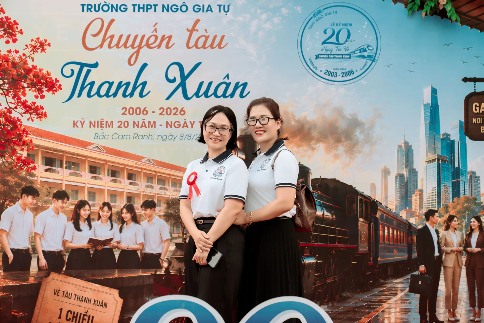 Ảnh lễ kỷ niệm 20 năm lớp 12C3, chụp ngày 08/08/2026