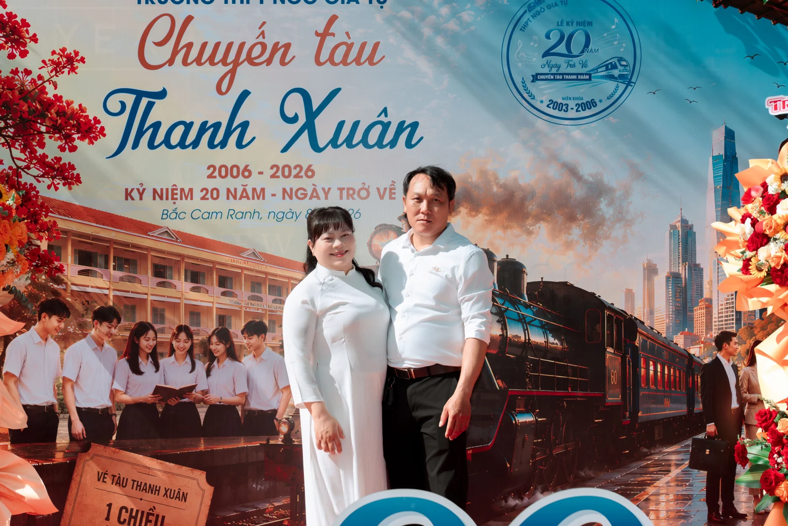 Ảnh lễ kỷ niệm 20 năm lớp 12C3, chụp ngày 08/08/2026