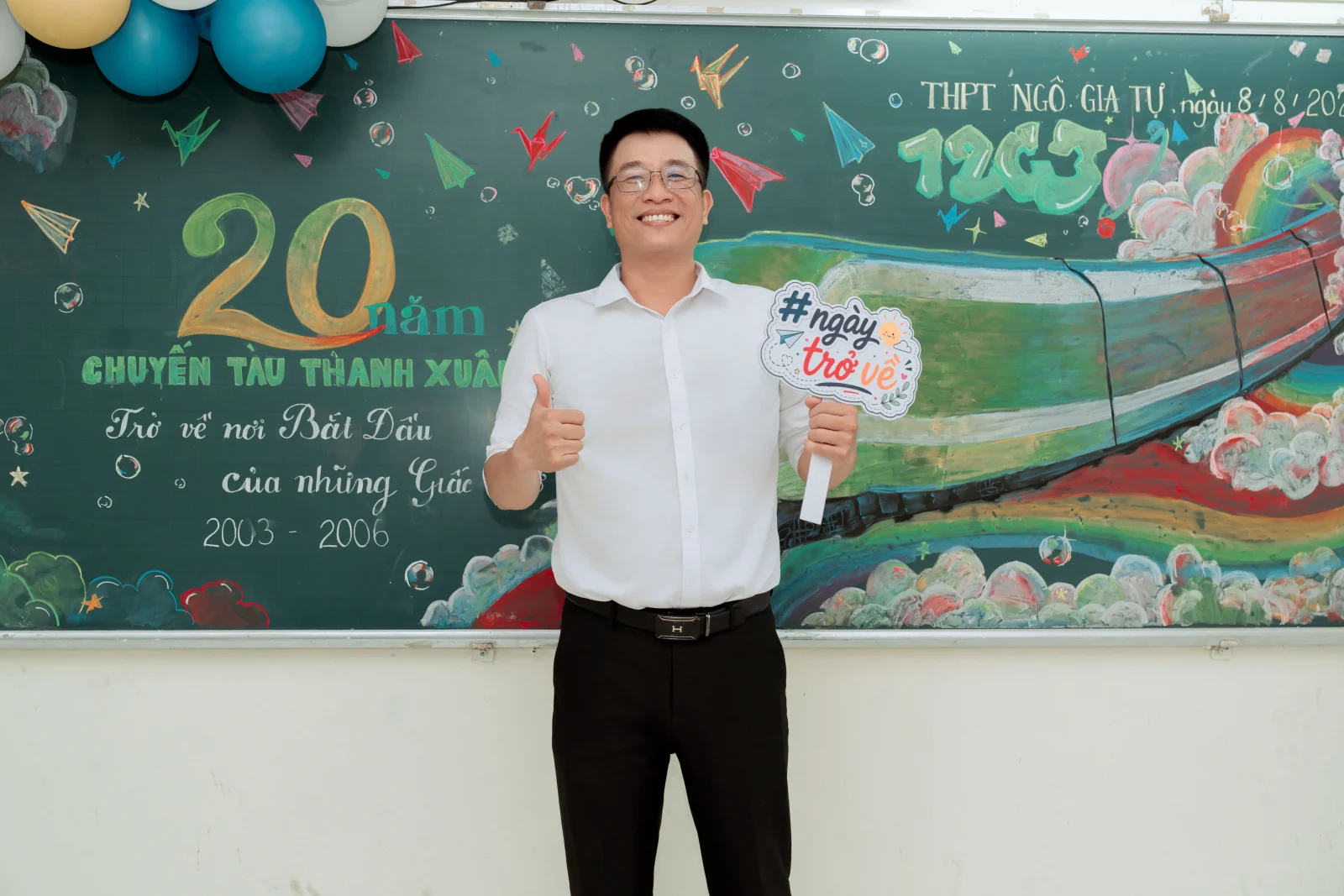 Ảnh lễ kỷ niệm 20 năm lớp 12C3, chụp ngày 08/08/2026