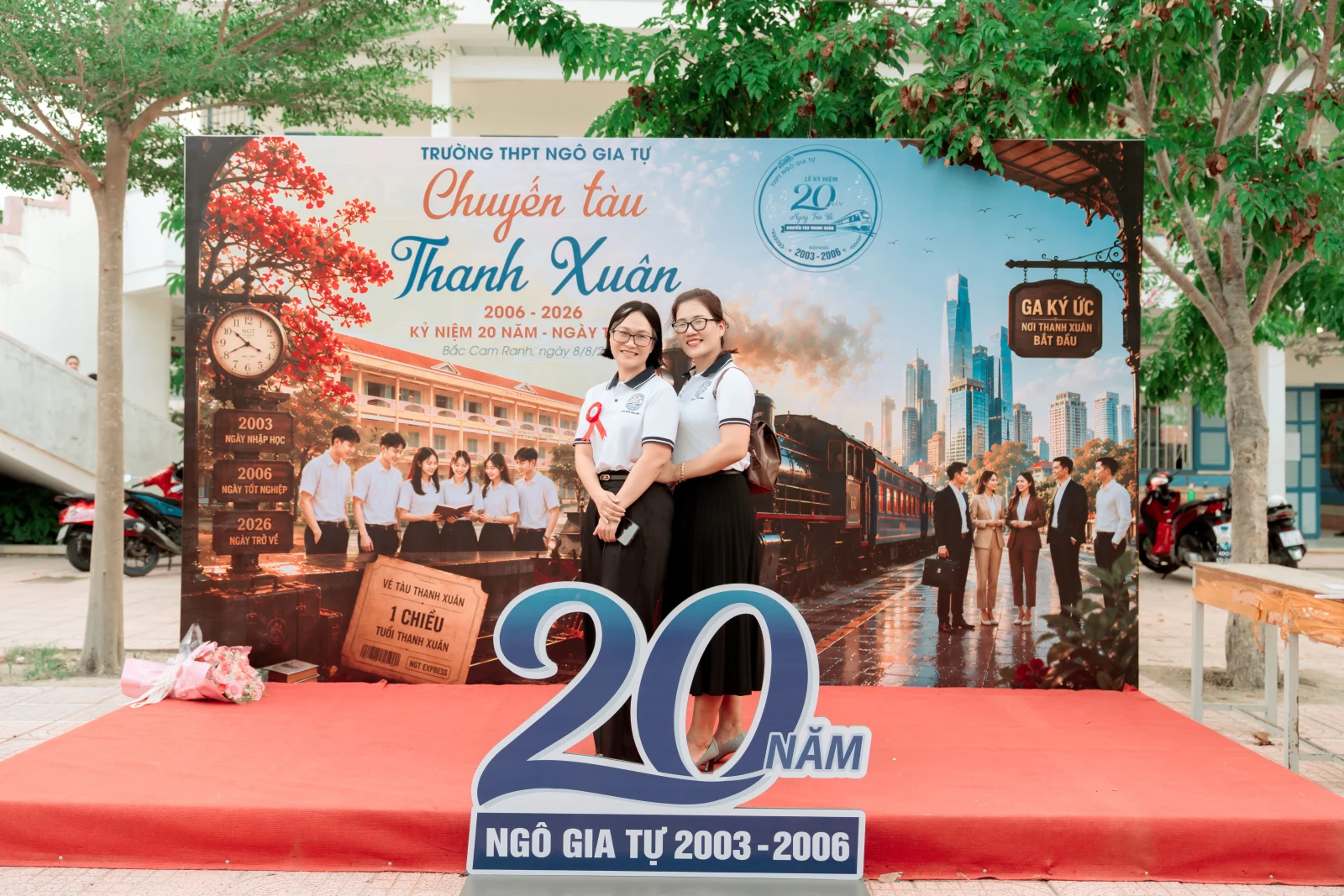 Ảnh lễ kỷ niệm 20 năm lớp 12C3, chụp ngày 08/08/2026