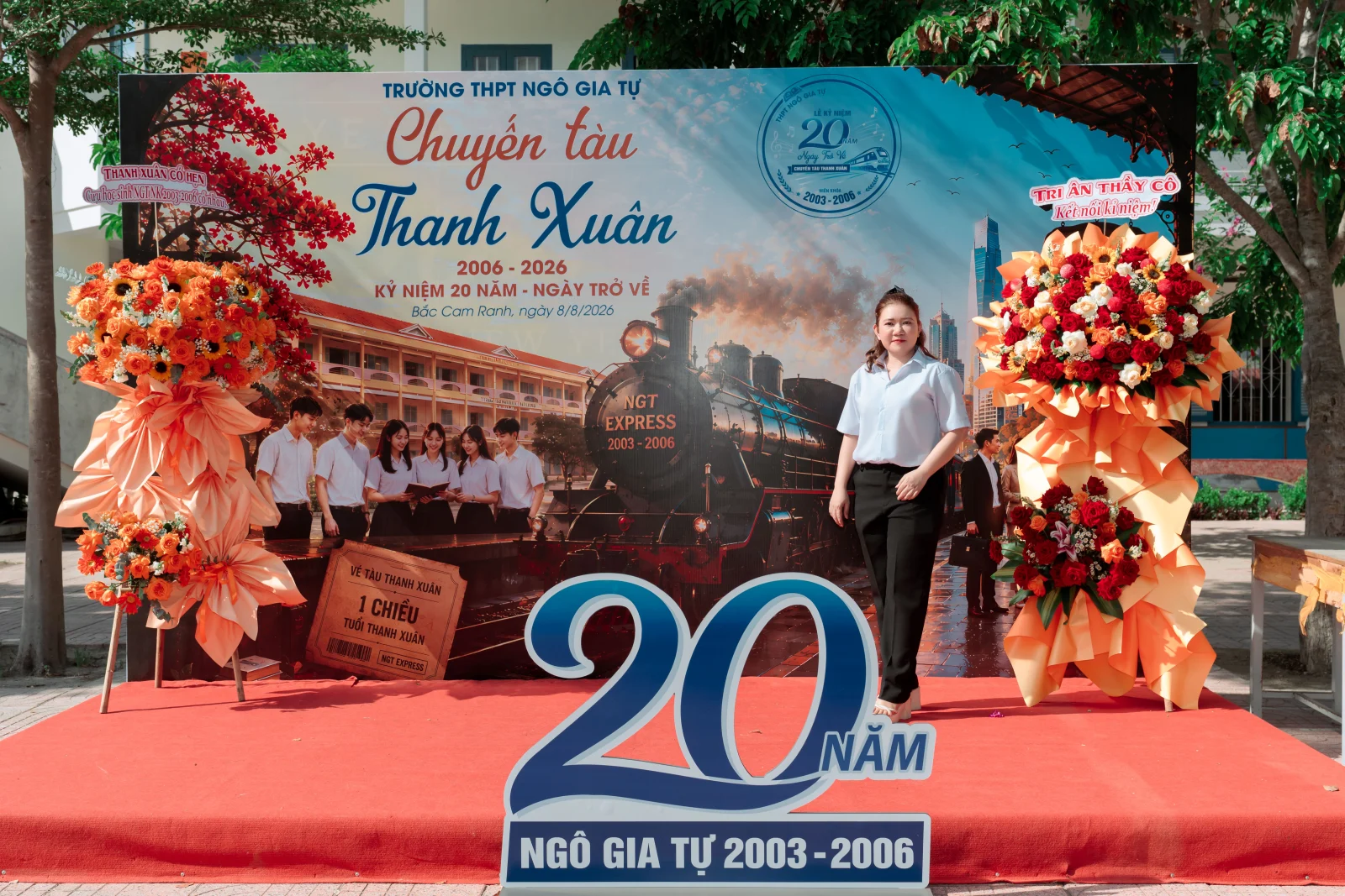 Ảnh lễ kỷ niệm 20 năm lớp 12C3, chụp ngày 08/08/2026