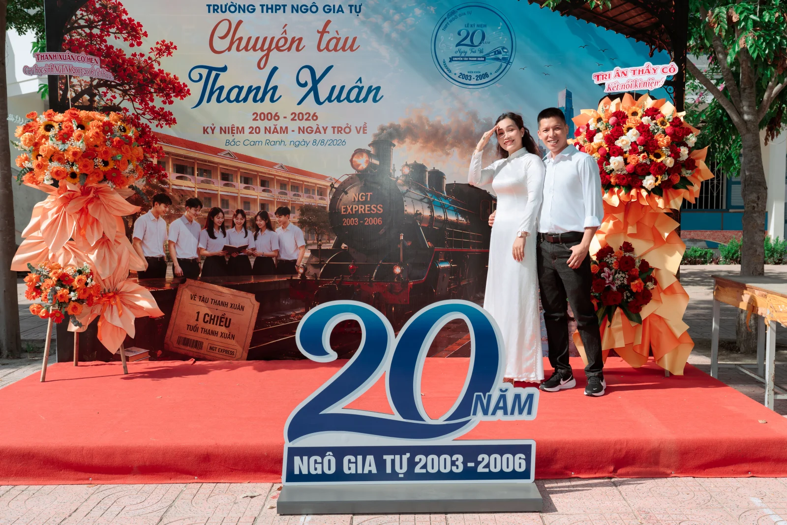 Ảnh lễ kỷ niệm 20 năm lớp 12C3, chụp ngày 08/08/2026