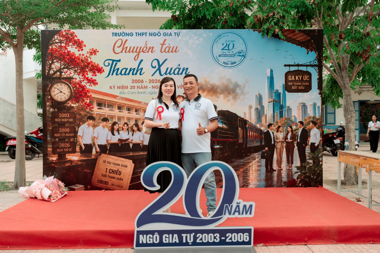Ảnh lễ kỷ niệm 20 năm lớp 12C3, chụp ngày 08/08/2026