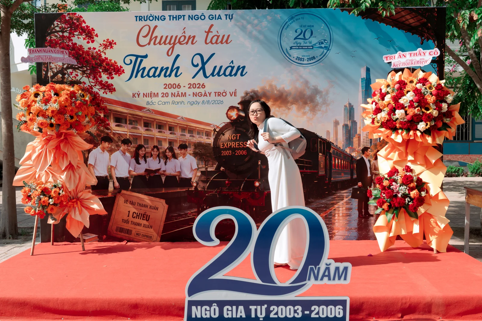 Ảnh lễ kỷ niệm 20 năm lớp 12C3, chụp ngày 08/08/2026