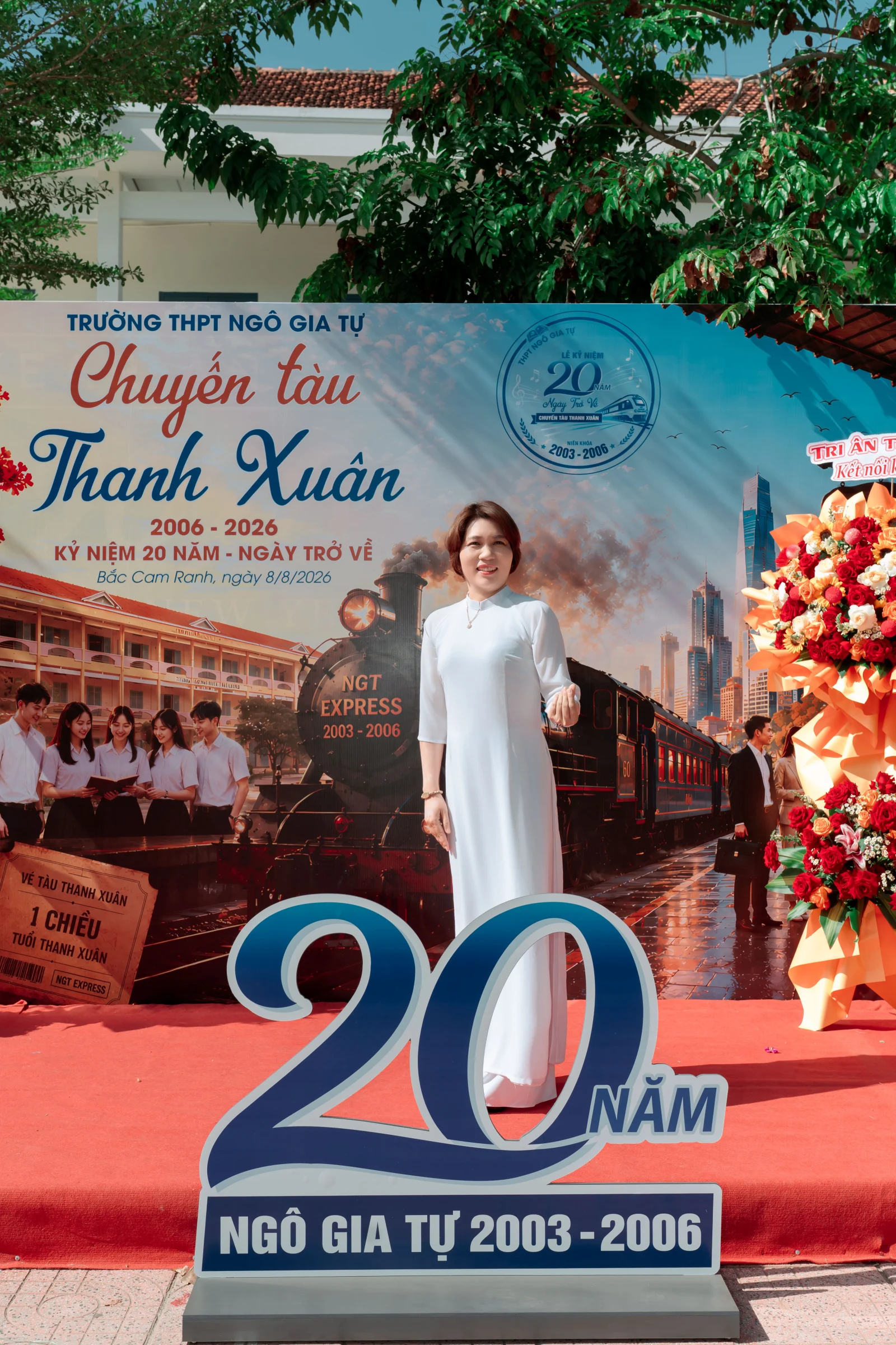 Ảnh lễ kỷ niệm 20 năm lớp 12C3, chụp ngày 08/08/2026
