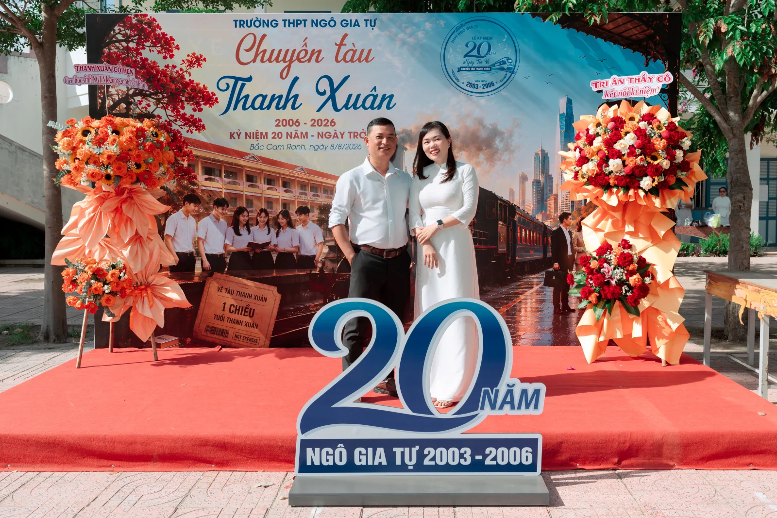 Ảnh lễ kỷ niệm 20 năm lớp 12C3, chụp ngày 08/08/2026