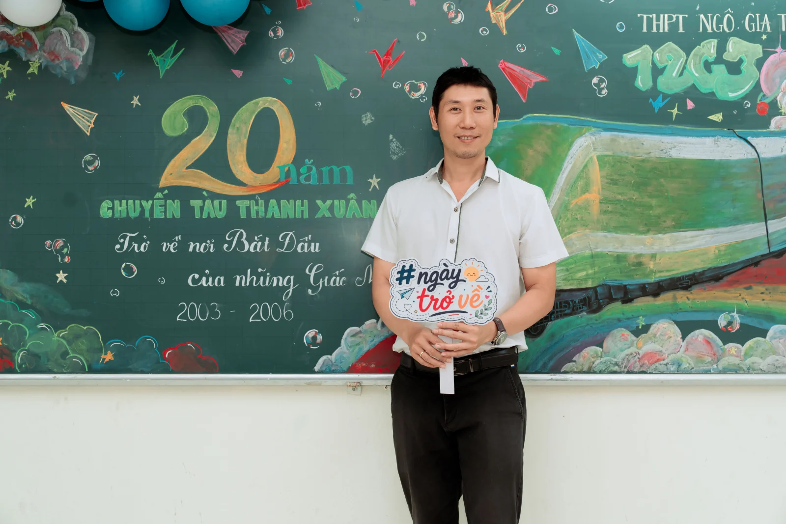 Ảnh lễ kỷ niệm 20 năm lớp 12C3, chụp ngày 08/08/2026