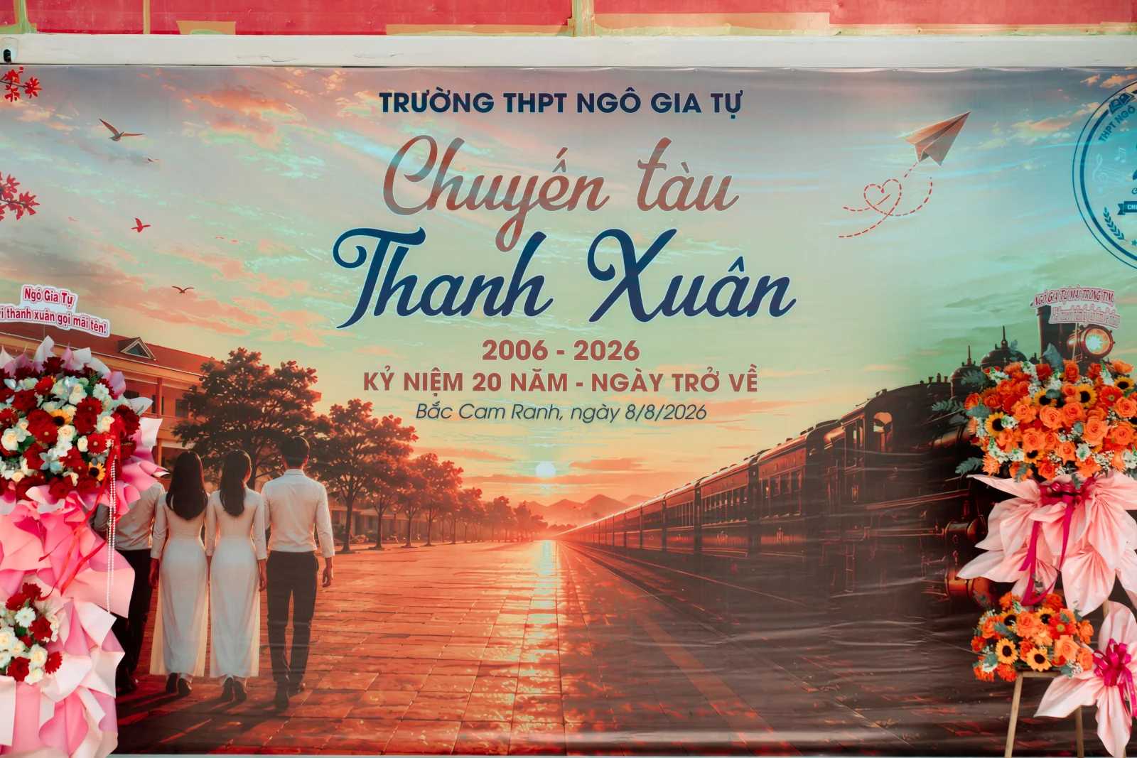 Ảnh lễ kỷ niệm 20 năm lớp 12C3, chụp ngày 08/08/2026