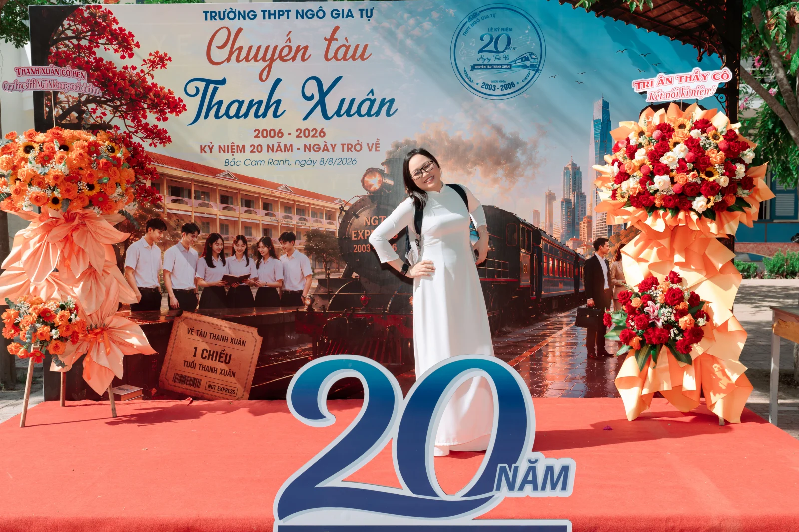 Ảnh lễ kỷ niệm 20 năm lớp 12C3, chụp ngày 08/08/2026