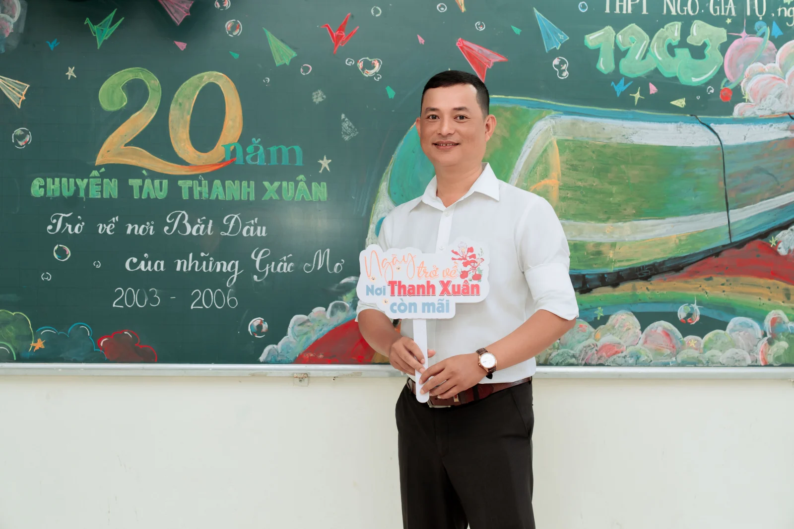 Ảnh lễ kỷ niệm 20 năm lớp 12C3, chụp ngày 08/08/2026