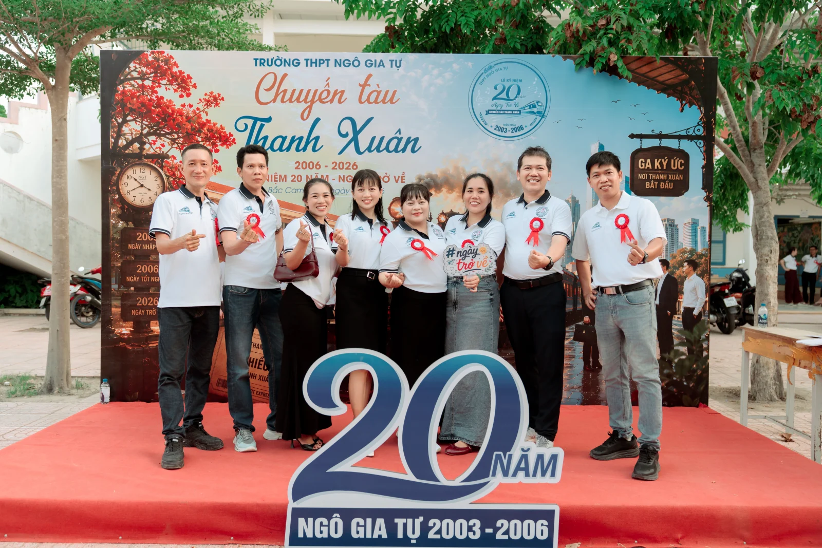 Ảnh lễ kỷ niệm 20 năm lớp 12C3, chụp ngày 08/08/2026