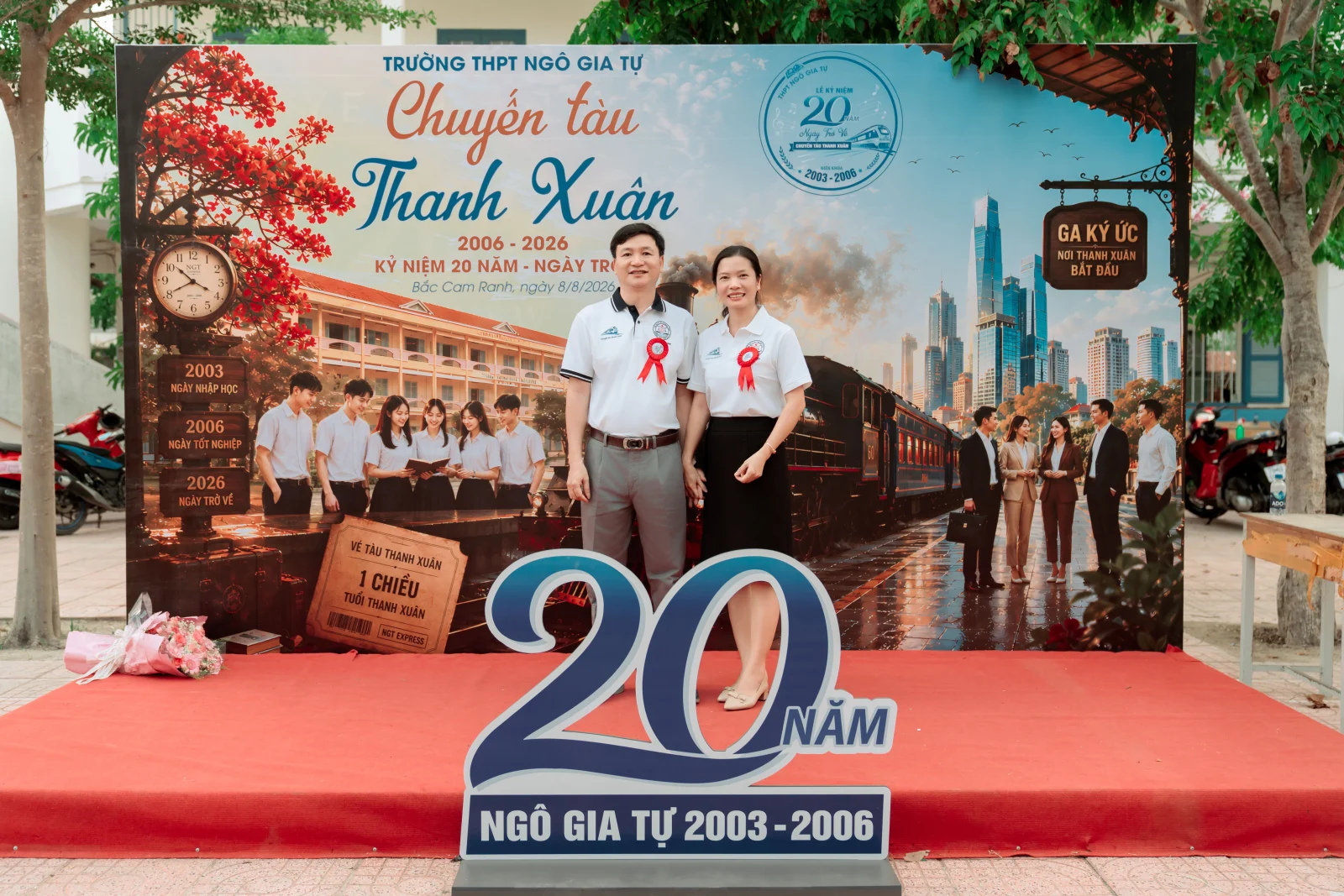 Ảnh lễ kỷ niệm 20 năm lớp 12C3, chụp ngày 08/08/2026