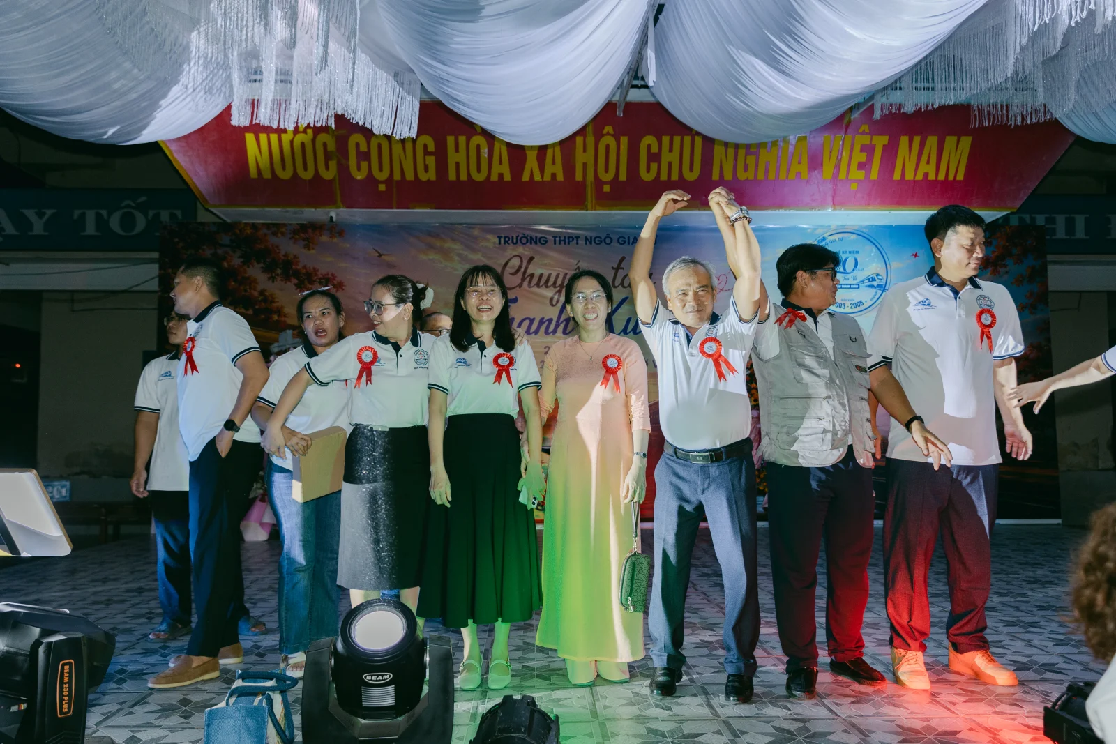 Ảnh lễ kỷ niệm 20 năm THPT Ngô Gia Tự, chụp ngày 08/08/2026