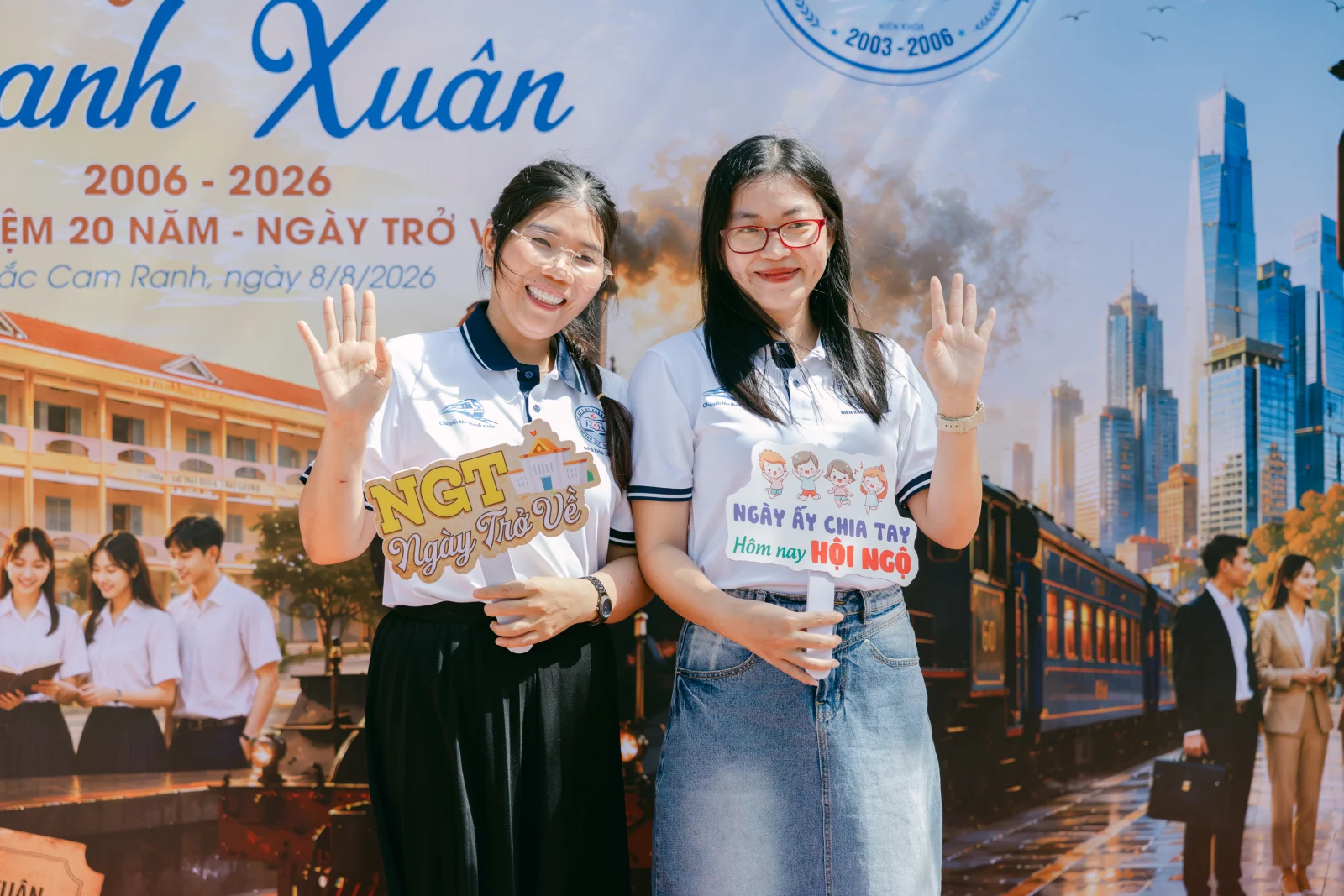 Ảnh lễ kỷ niệm 20 năm THPT Ngô Gia Tự, chụp ngày 08/08/2026