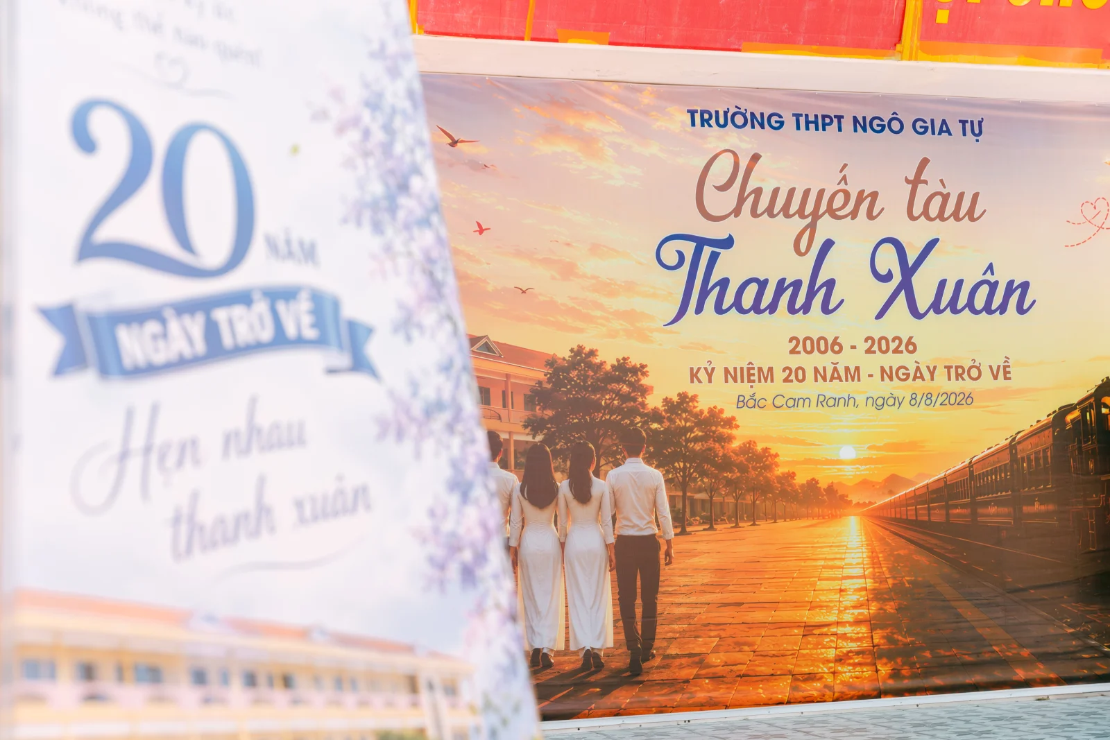 Ảnh lễ kỷ niệm 20 năm THPT Ngô Gia Tự, chụp ngày 08/08/2026
