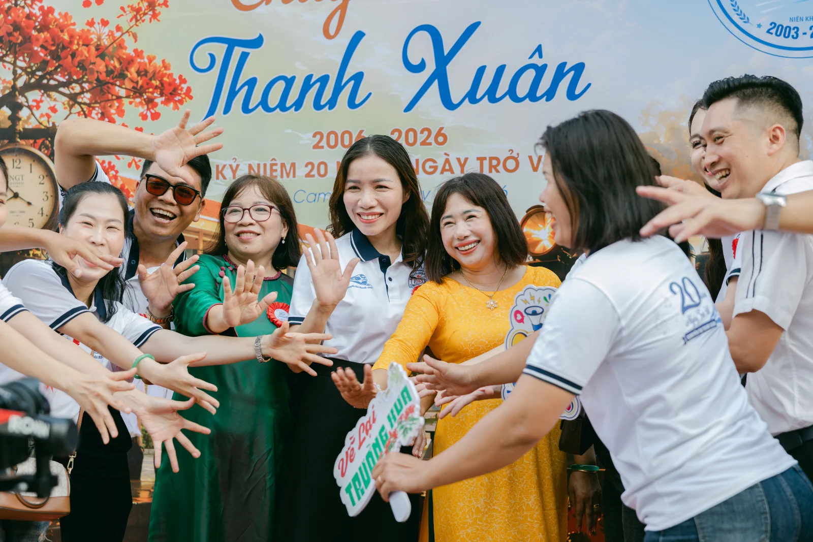 Ảnh lễ kỷ niệm 20 năm THPT Ngô Gia Tự, chụp ngày 08/08/2026