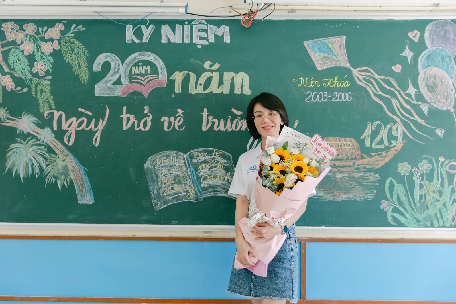 Ảnh lễ kỷ niệm 20 năm THPT Ngô Gia Tự, chụp ngày 08/08/2026
