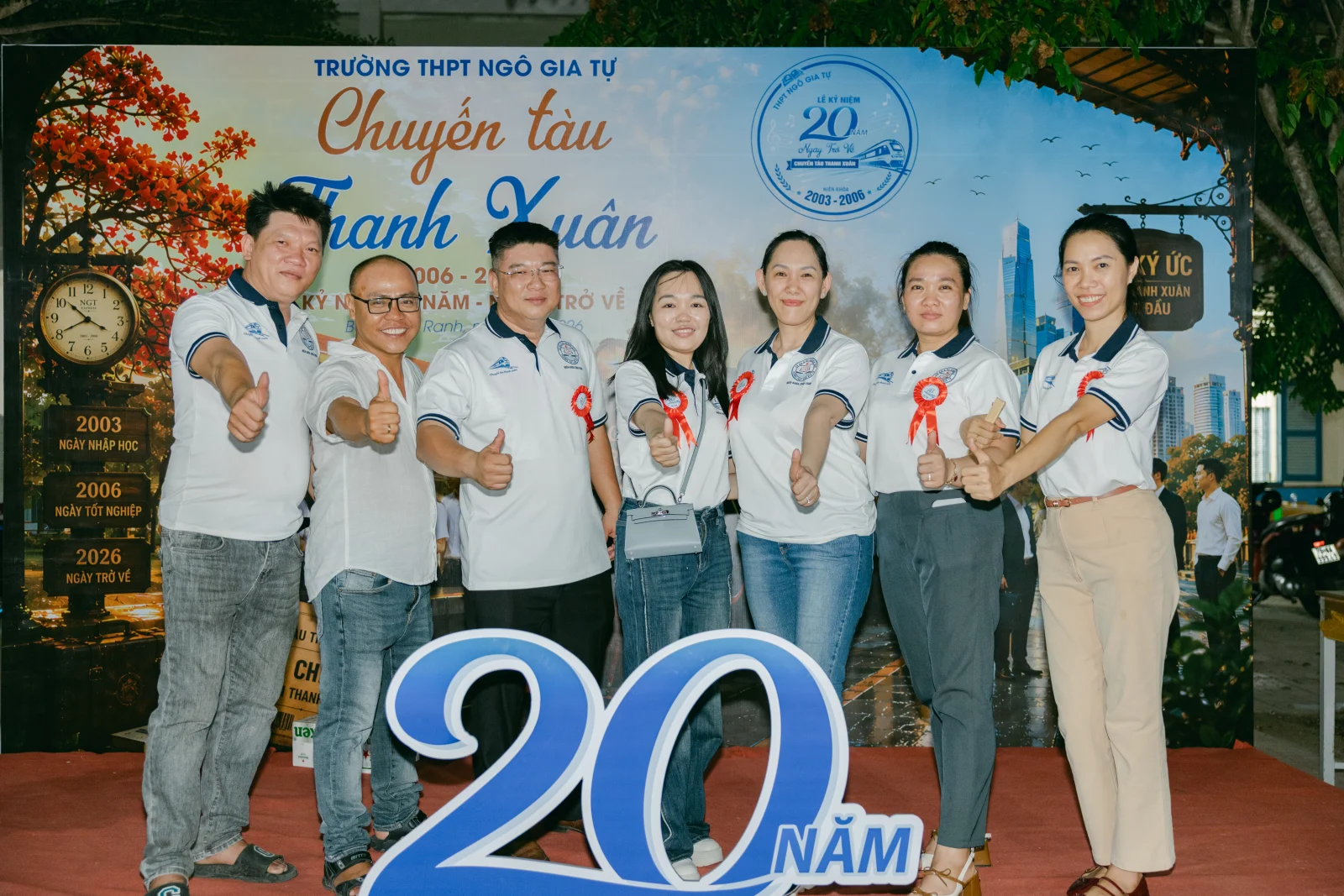 Ảnh lễ kỷ niệm 20 năm THPT Ngô Gia Tự, chụp ngày 08/08/2026