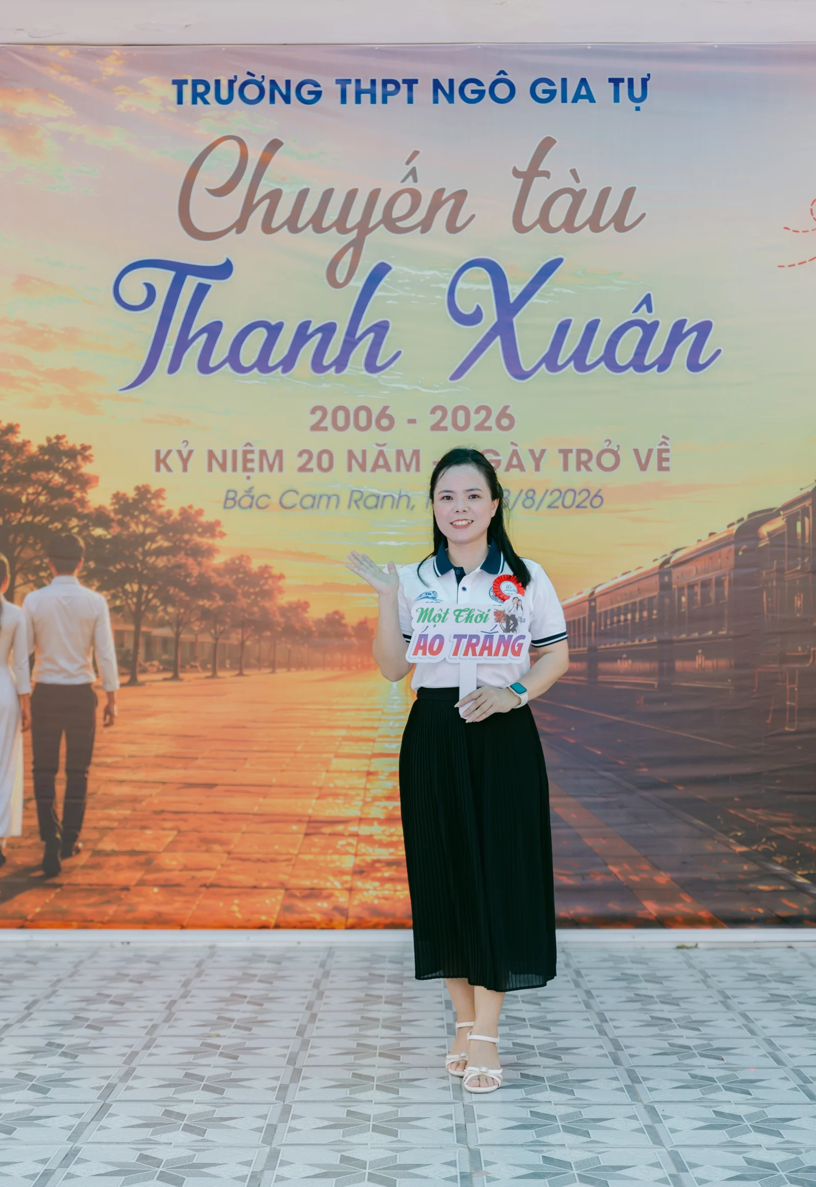 Ảnh lễ kỷ niệm 20 năm THPT Ngô Gia Tự, chụp ngày 08/08/2026