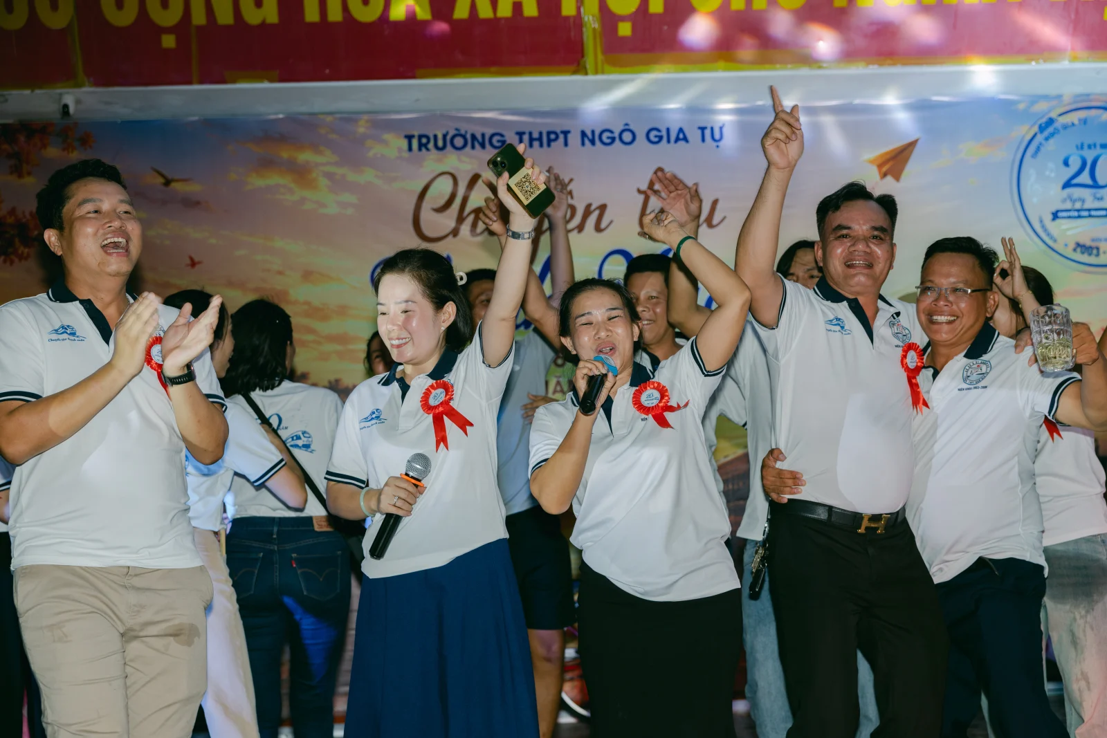 Ảnh lễ kỷ niệm 20 năm THPT Ngô Gia Tự, chụp ngày 08/08/2026