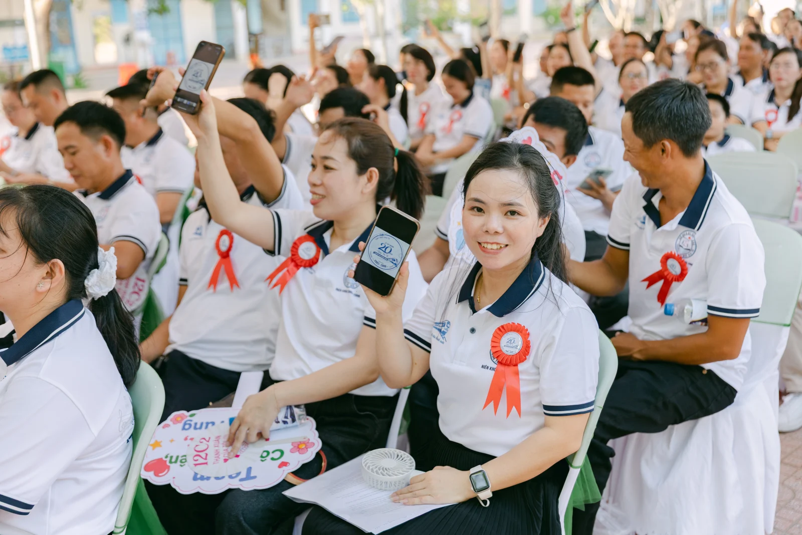 Ảnh lễ kỷ niệm 20 năm THPT Ngô Gia Tự, chụp ngày 08/08/2026