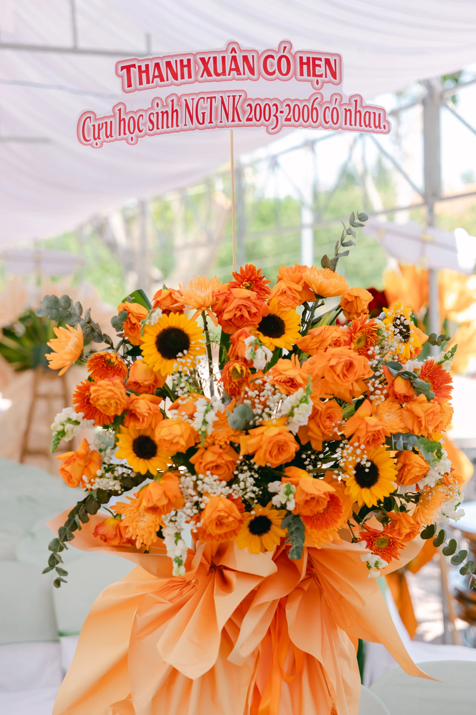 Ảnh lễ kỷ niệm 20 năm THPT Ngô Gia Tự, chụp ngày 08/08/2026