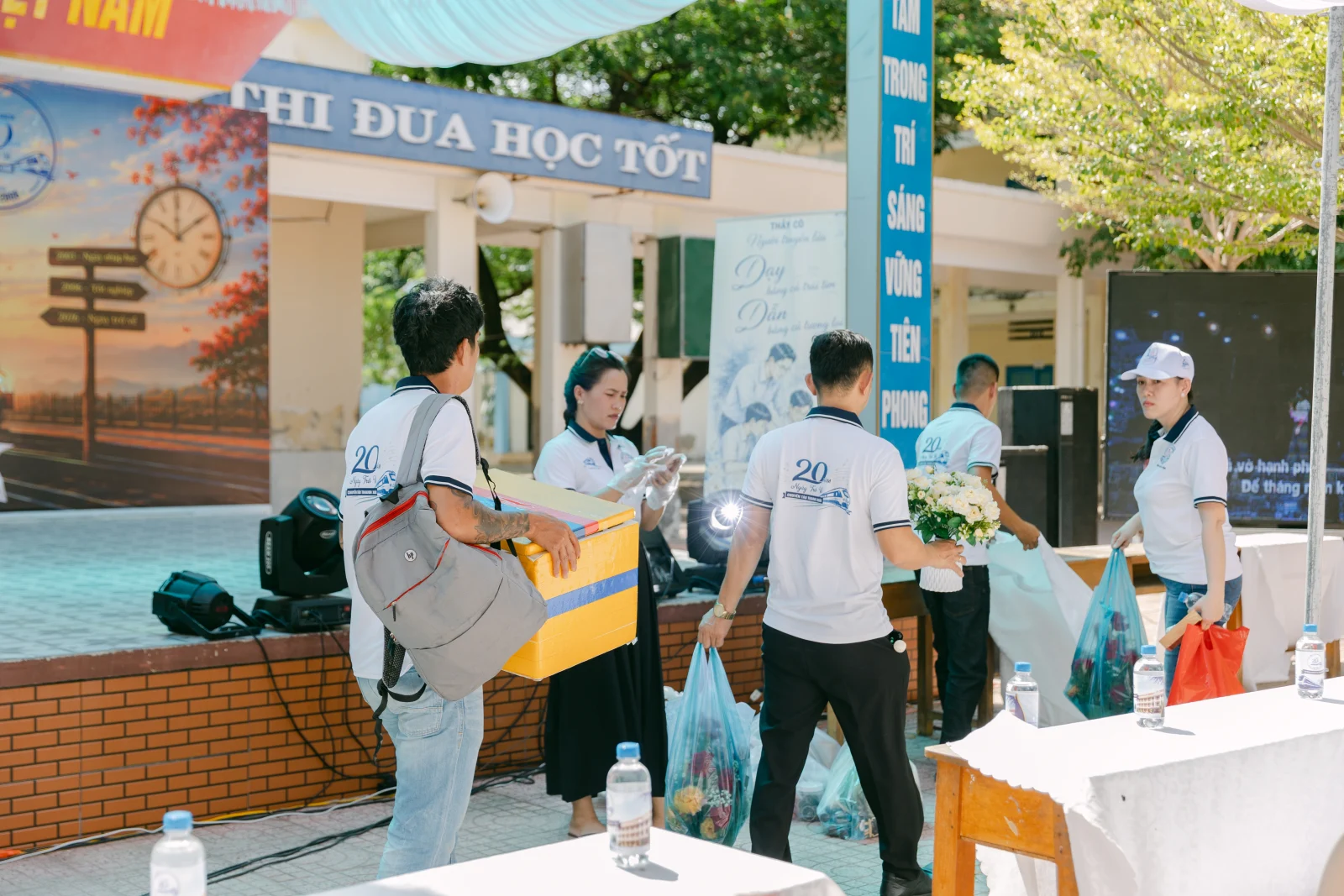 Ảnh lễ kỷ niệm 20 năm THPT Ngô Gia Tự, chụp ngày 08/08/2026