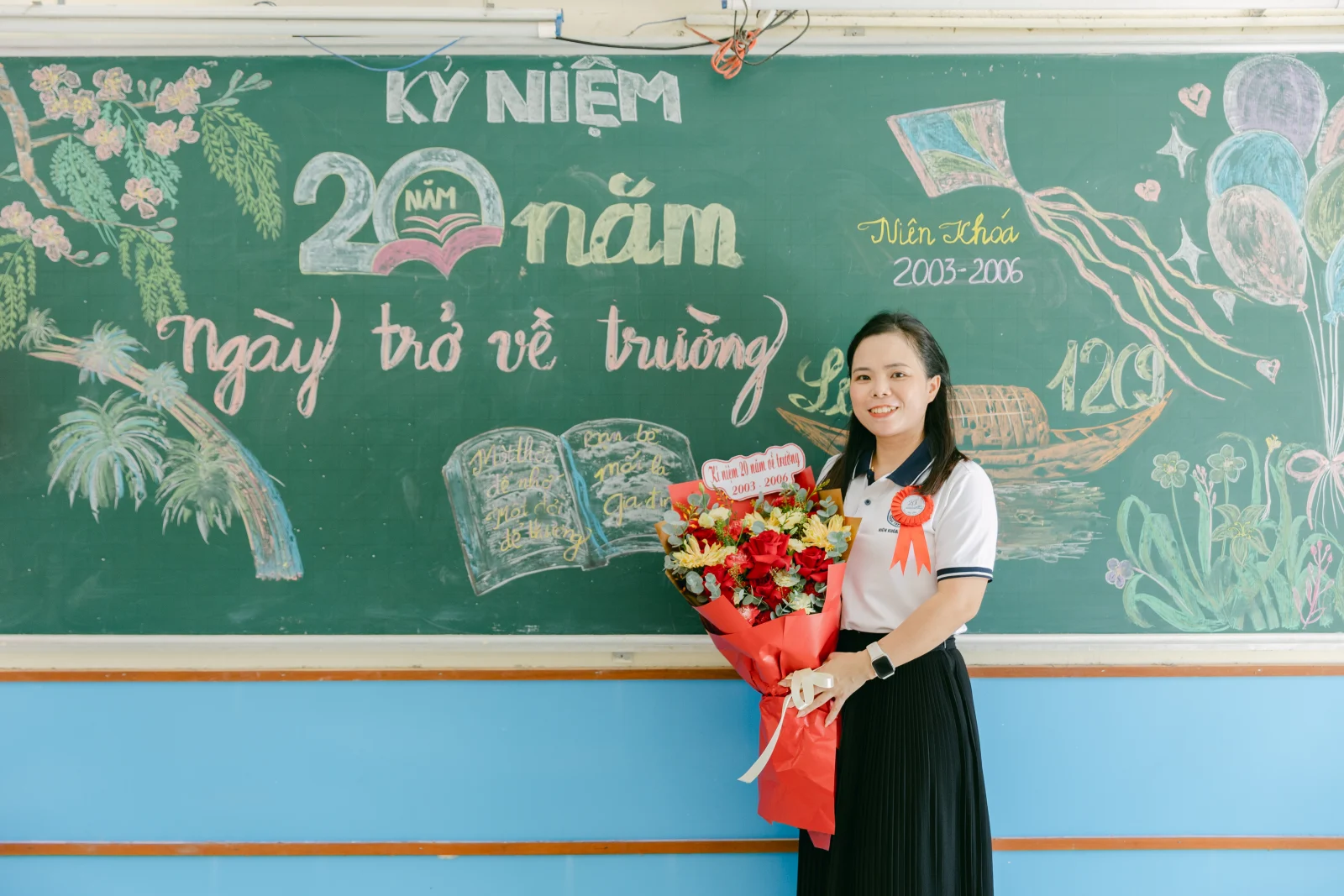 Ảnh lễ kỷ niệm 20 năm THPT Ngô Gia Tự, chụp ngày 08/08/2026